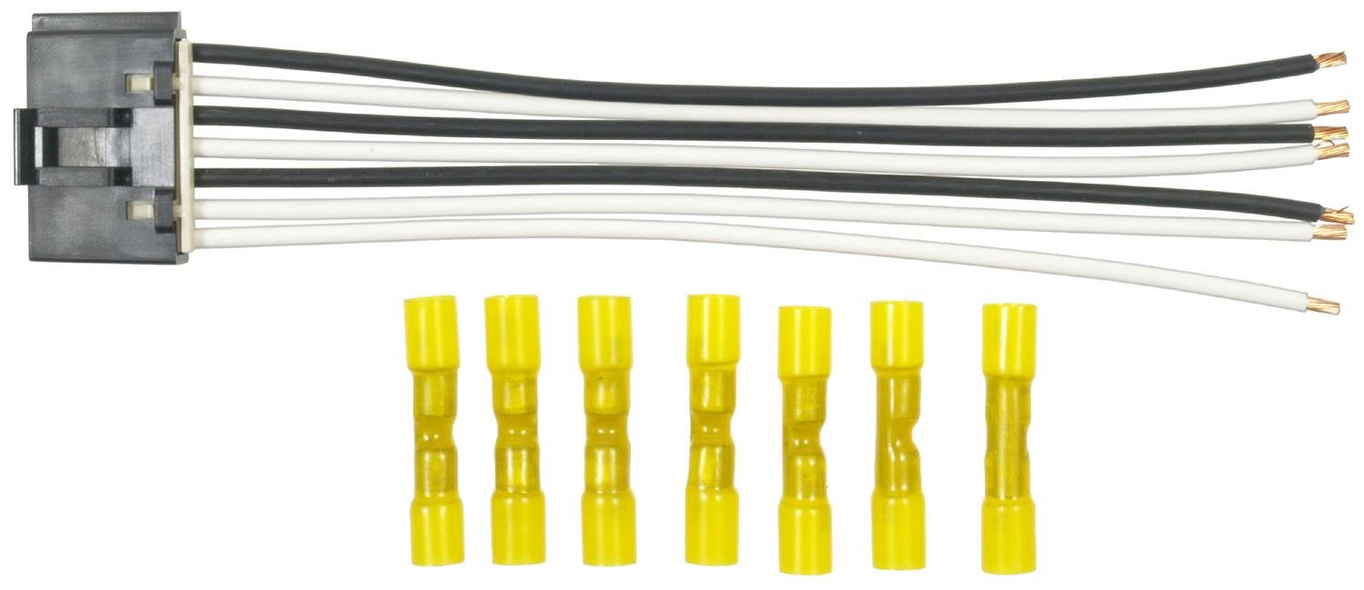 ACDelco Professional PT2485 Heater and Air Conditioning Blower Motor Resistor Pigtail , Black