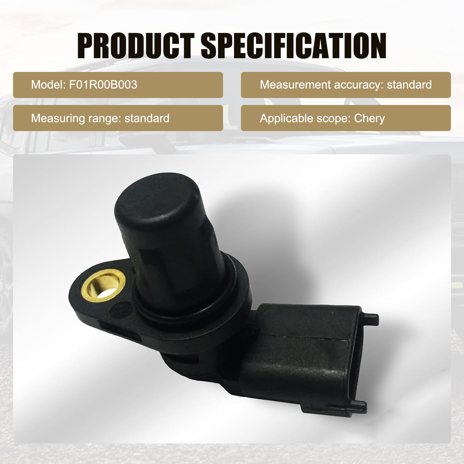 Dawfall Pack-1 Car Engine Camshaft Position Sensor, Standard Replacement Number F01R00B003, Camshaft Sensor With Sealing Ring Fo