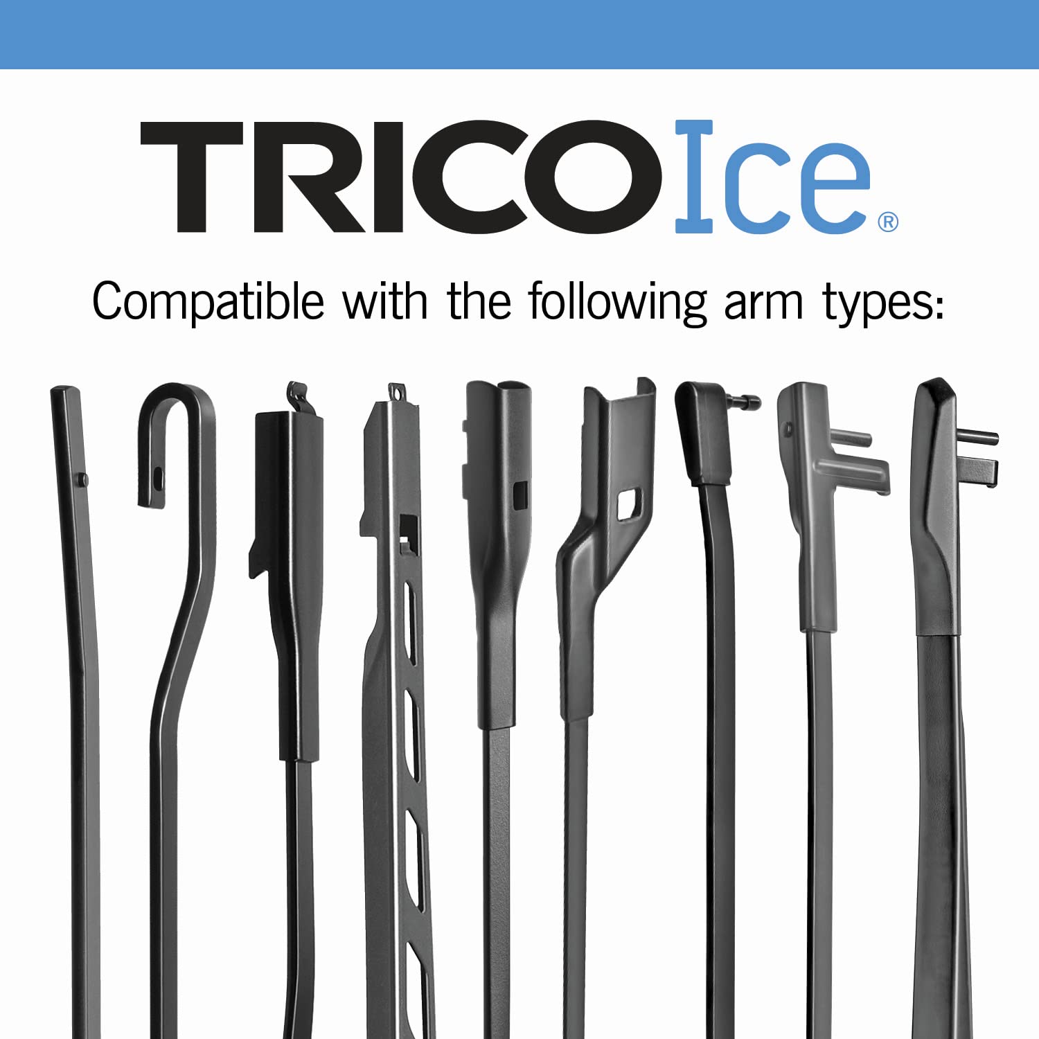 Trico Ice Wiper Blade 20 Inch Fits Select Ford, Toyota, Dodge, Chevrolet, Kia, Chrysler, Honda, Bmw, Jeep, Audi, Hyundai, Volvo,