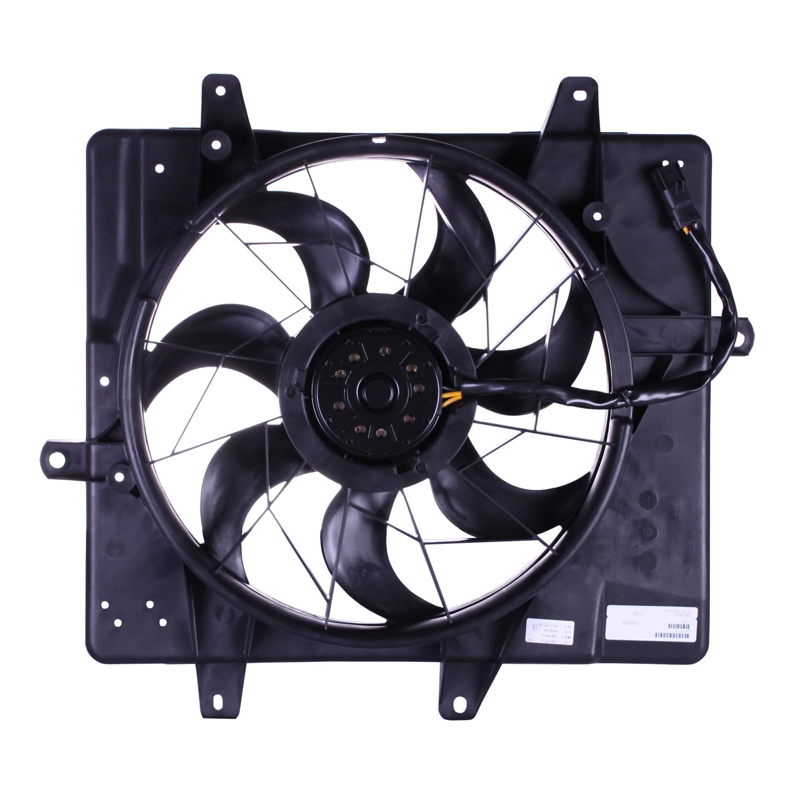 TYG Upgraded Cooling Fan Assembly for 2001-2008 Chrysler PT Cruiser 2.4L w/o Turbo | Racing-Level OE Replacement Engine Radiator