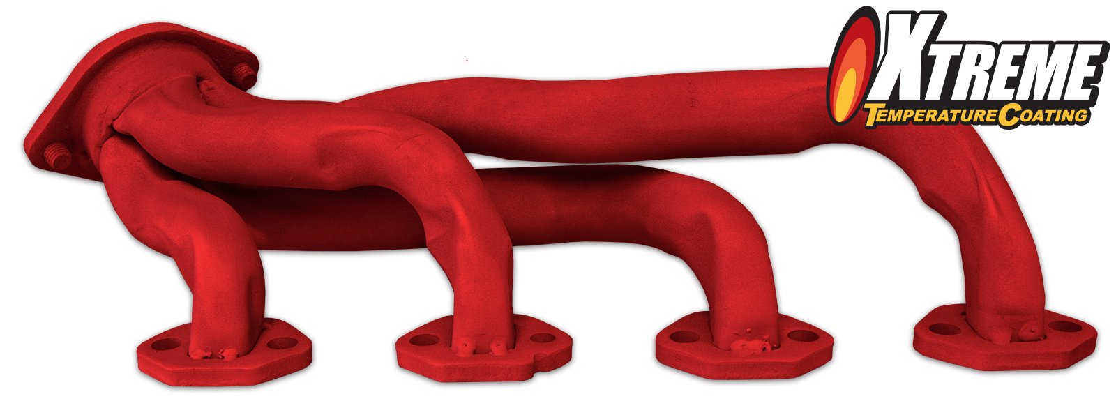 KBS Coatings 65206 Rocket Red Xtreme Temperature Coating - 8 fl. oz.