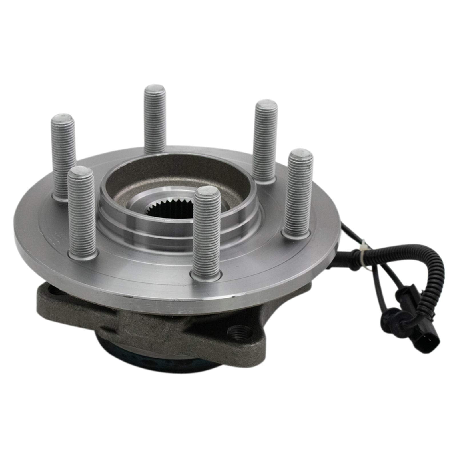 Trq Rear Wheel Hub Bearings Assembly Set Compatible With 2015-2017 Ford Expedition Lincoln Navigator