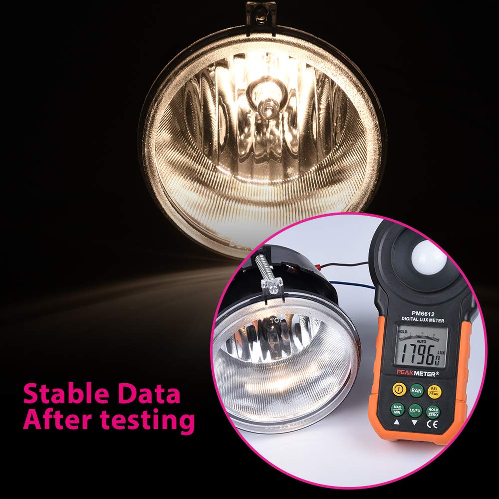 Grand Orange Fog Lights Compatible With Jeep Grand Cherokee 2005-2010 /Fit Jeep Commander 06-10 /Fit Dodge Dakota 2005-2009 Clea