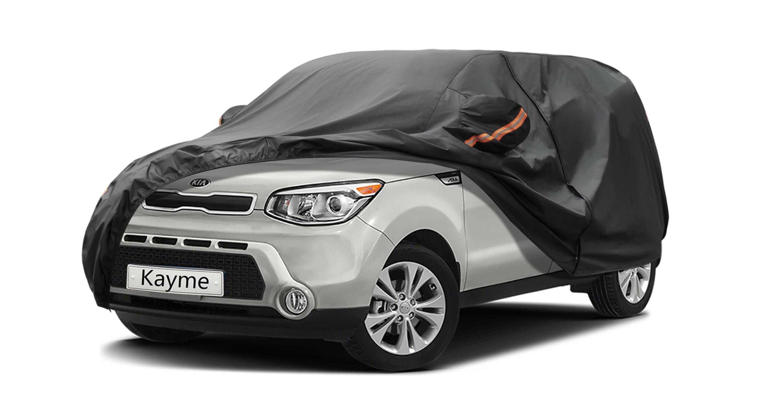Kayme 7 Layers Suv Car Cover Custom Fit For Kia Soul (2009-2024) Waterproof All Weather For Automobiles, Outdoor Full Cover Rain