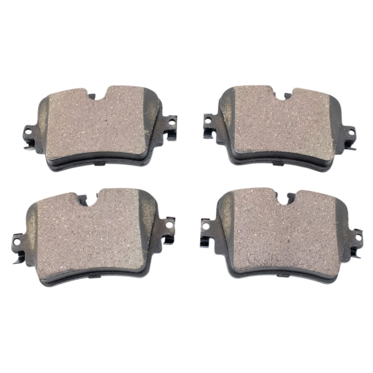 TRQ Rear Brake Pads Ceramic Compatible with 2014-2021 Jaguar F-Type 2016-2019 XJ 2016-2017 XJR 2018-2019 XJR575