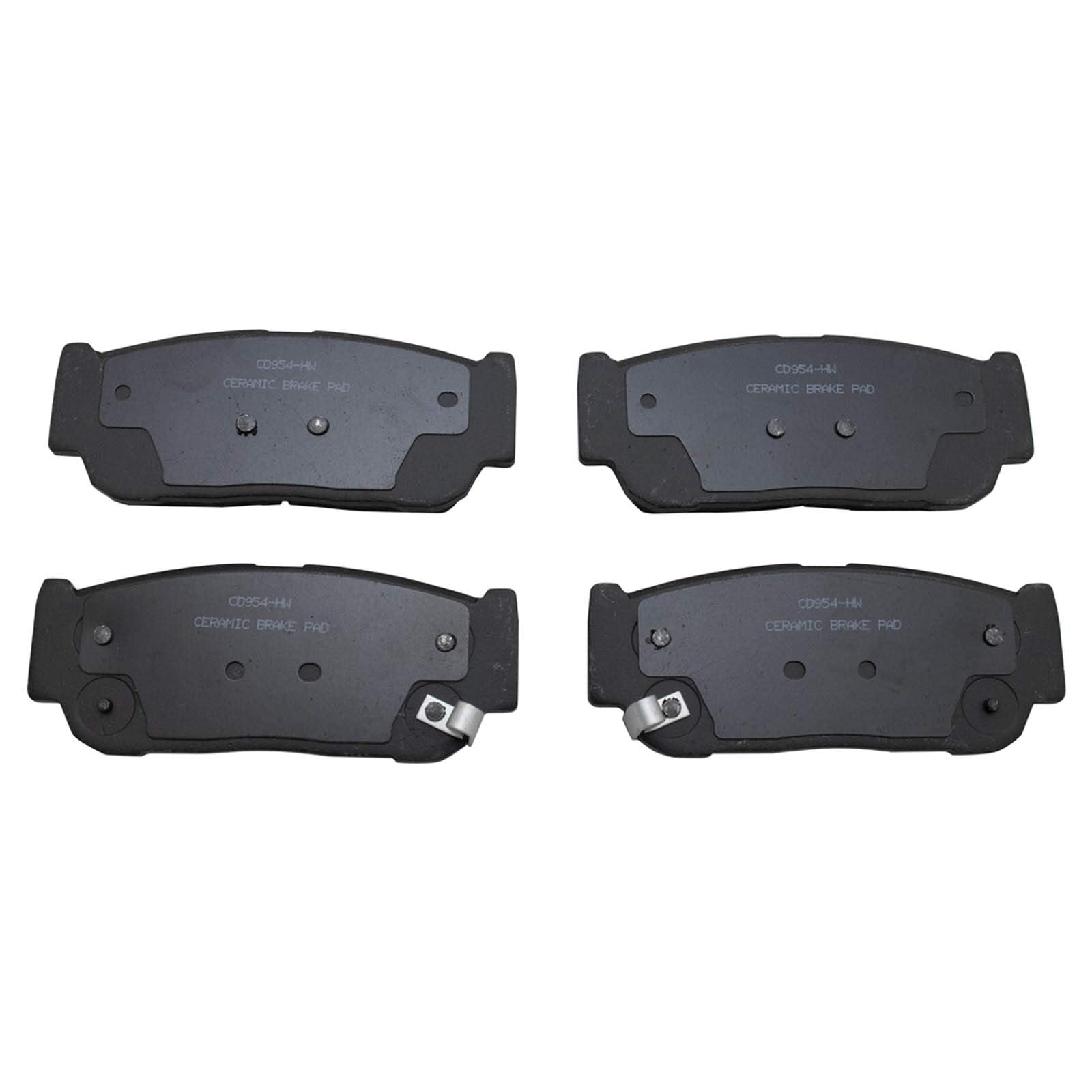 TRQ Rear Brake Pads Ceramic Compatible with 2007 Hyundai Entourage 2006 Kia Sedona 2003-2009 Sorento