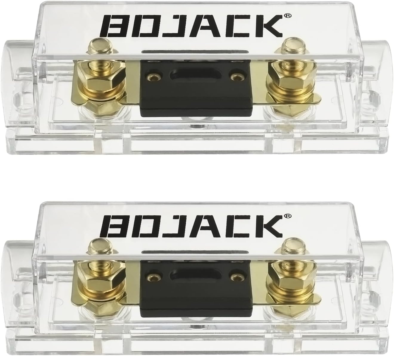 Bojack 0/2/4 Gauge Anl Fuse Holder And 20 Amp Anl Fuses For 0 2 4 8 Gauge Awg Fuse Block, Fuse Box, Automotive Fuse Holder 20A (