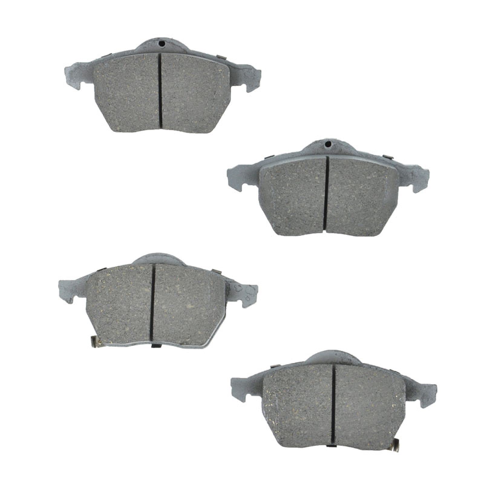 Trq Front Brake Pad & Rotor Kit Brake Pads Brake Rotor Ceramic Compatible With 1999-2003 Saab 9-3 1999-2005 9-5 2001-2002 Saturn