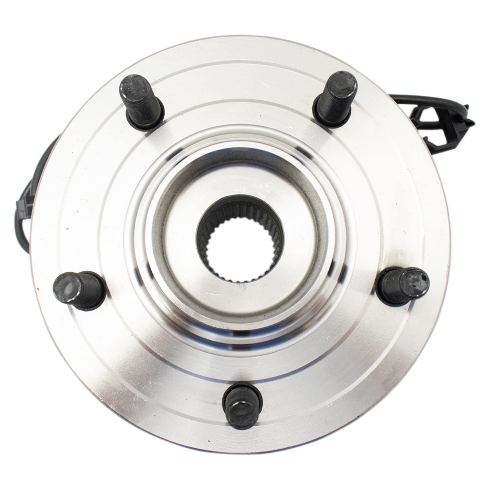 Trq Rear Wheel Hub Bearings Assembly Set Compatible With 2007-2008 Chrysler Pacifica