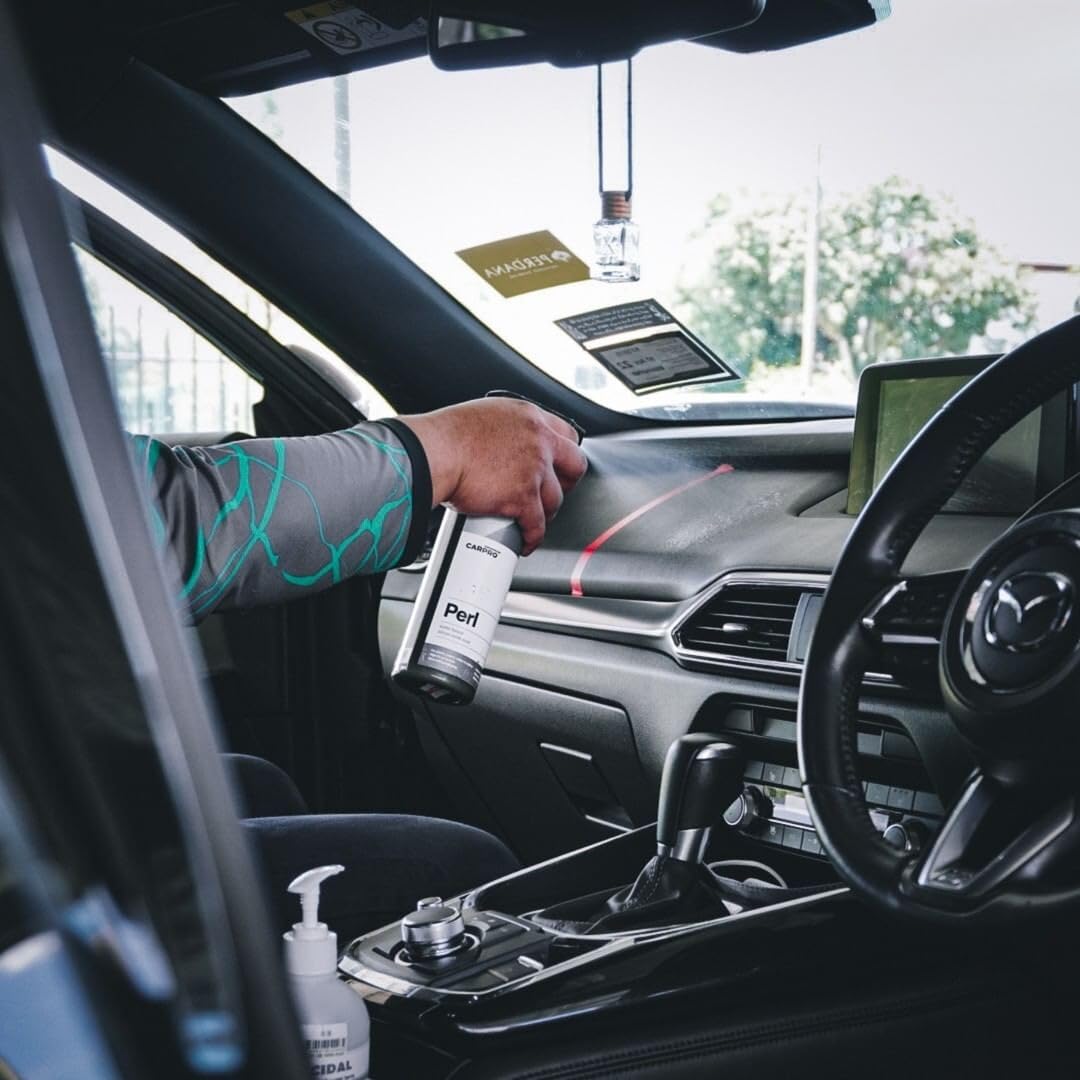 Carpro Perl Plastic & Rubber Protectant - [Plastic, Engine, Rubber, Leather] - Concentrated Tire Dressing, Water Based Uv Protection, Satin Finish - 500Ml (17Oz)