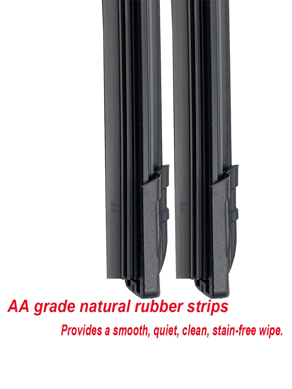 Oem Quality 24'+20' Premium All-Season Front Windshield Wiper Blades For Original Equipment Replacement (Set Of 2)