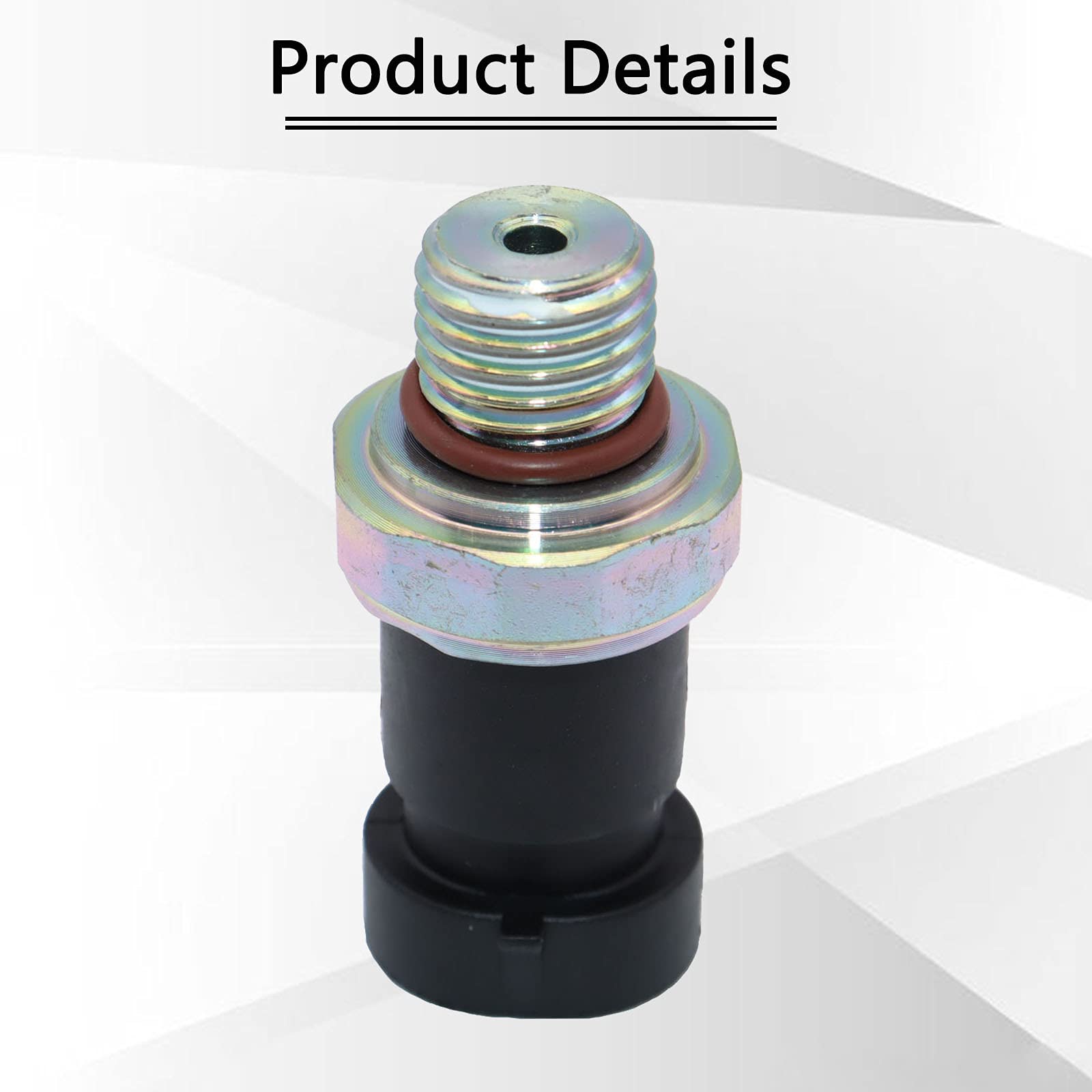 KEJSTED Oil Pressure Sensor Switch D1843A Compatible with Chevy GMC Buick Cadillac Silver Unit 12635957 12570964