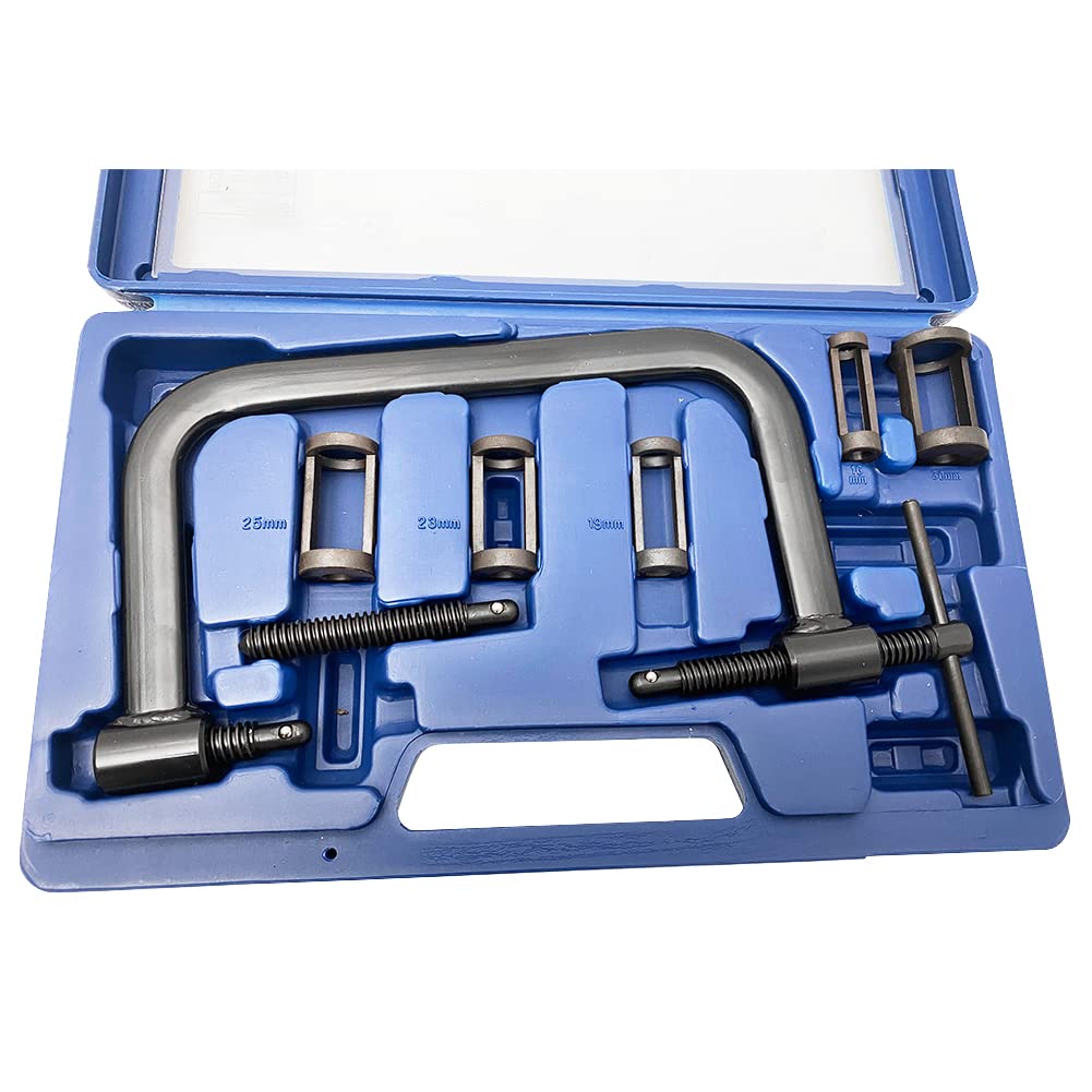 Pit Posse PP2563 Valve Spring Compressor Tool Set w/Carry Case - Valve Spring Removal for Motorcycle ATV Car Automotive Small En