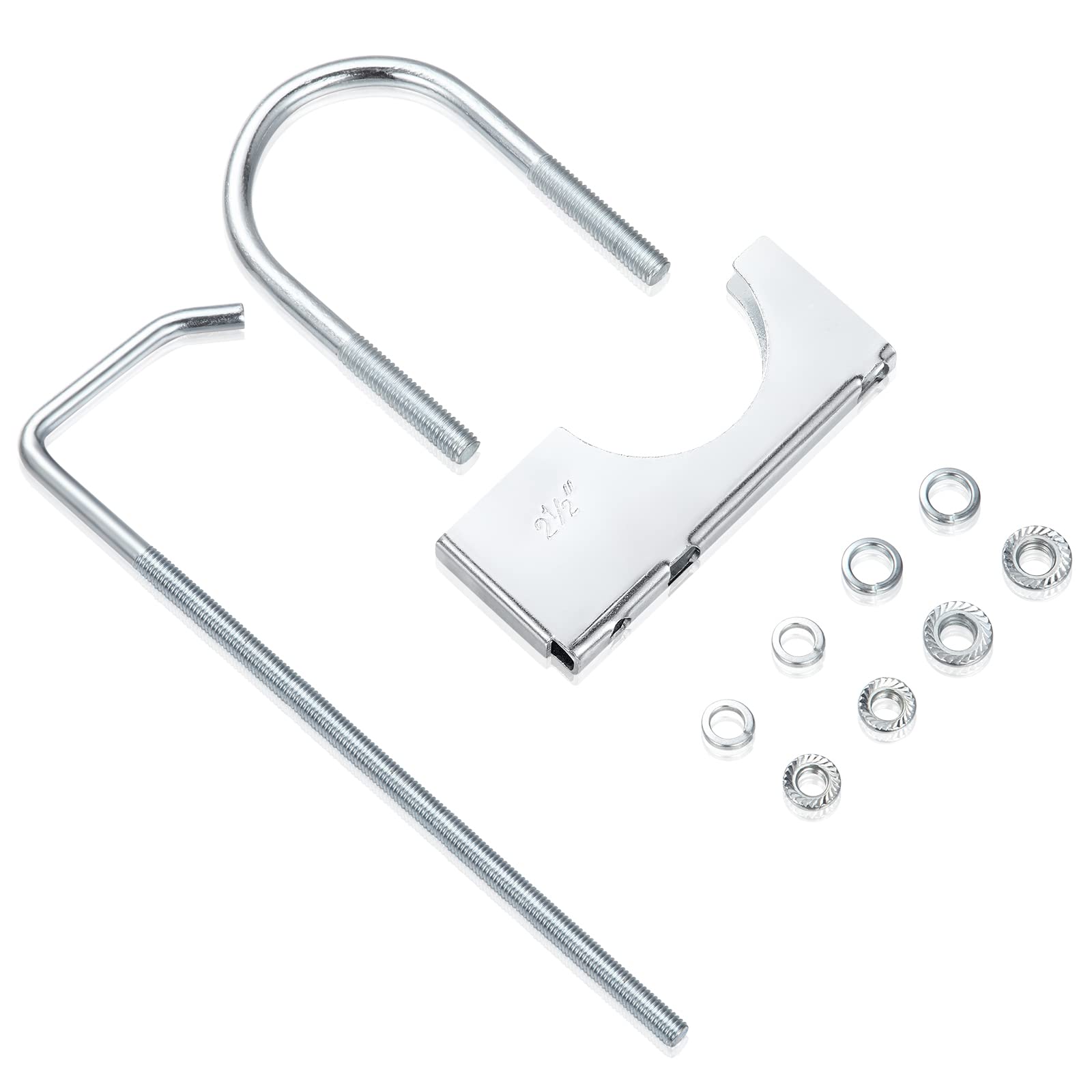 2.5 Universal Exhaust Clamp With Hanger Rear Muffler Hanger And Truck With 2.5 Exhaust Pipe