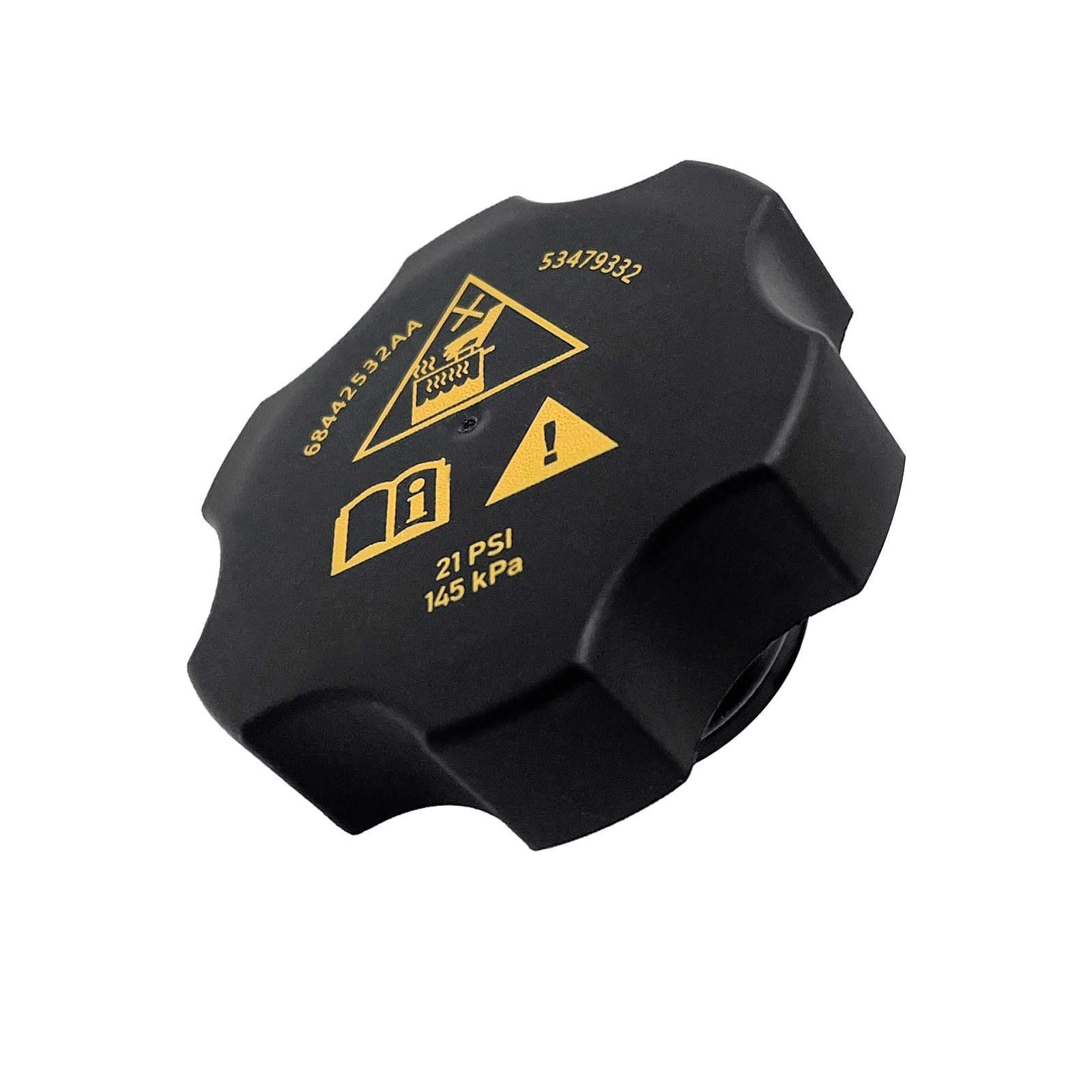 Sylvil Car Radiator Coolant Reservoir Cap, Radiator Coolant Recovery Cap Replacement Compatible with Ram 2013-2021, Durango 2016