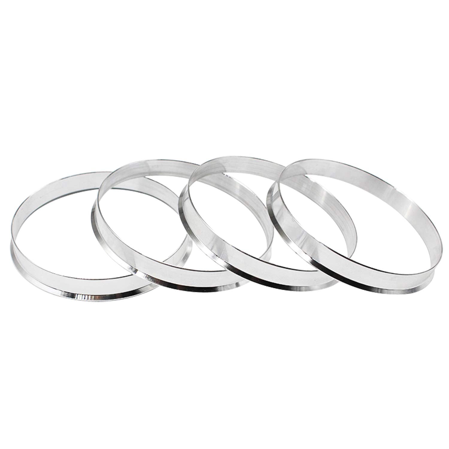Dcvamous Alloy Aluminum Hub Centric Rings 73.1 To 72.6, Set Of 4 - Performance Spigot Hubrings Fit 72.6Mm Vehicle Hub And 73.1Mm