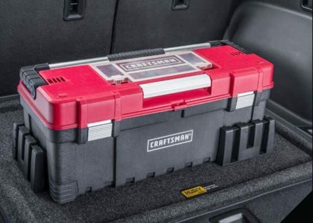 Husky | Cargo-Logic/Cargo Organizers | Universal Fitment | Medium Size, (Includes 30 X 36 Mat And Set Of 4 Cargo Logic Loks)