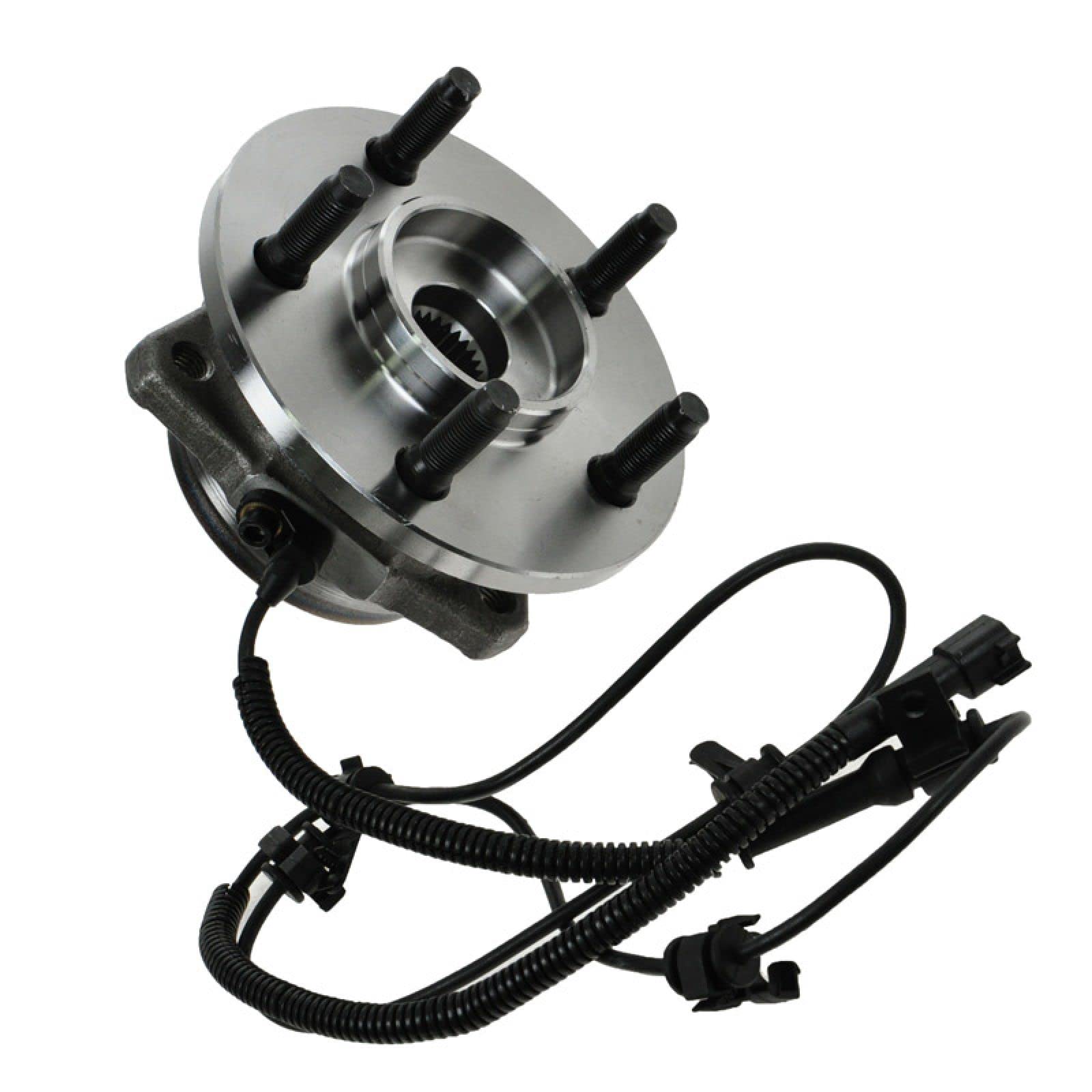 Trq Front Wheel Hub Bearings Assembly Set Compatible With 2002-2007 Jeep Liberty