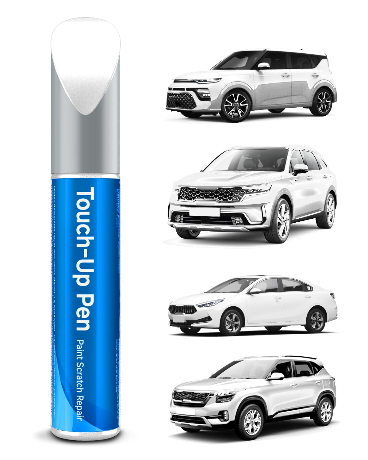 RSACET Clear White(1D/UD) Touch Up Paint Compatible with Kia Exact Match Touch Up Paint Car Scratch Repair