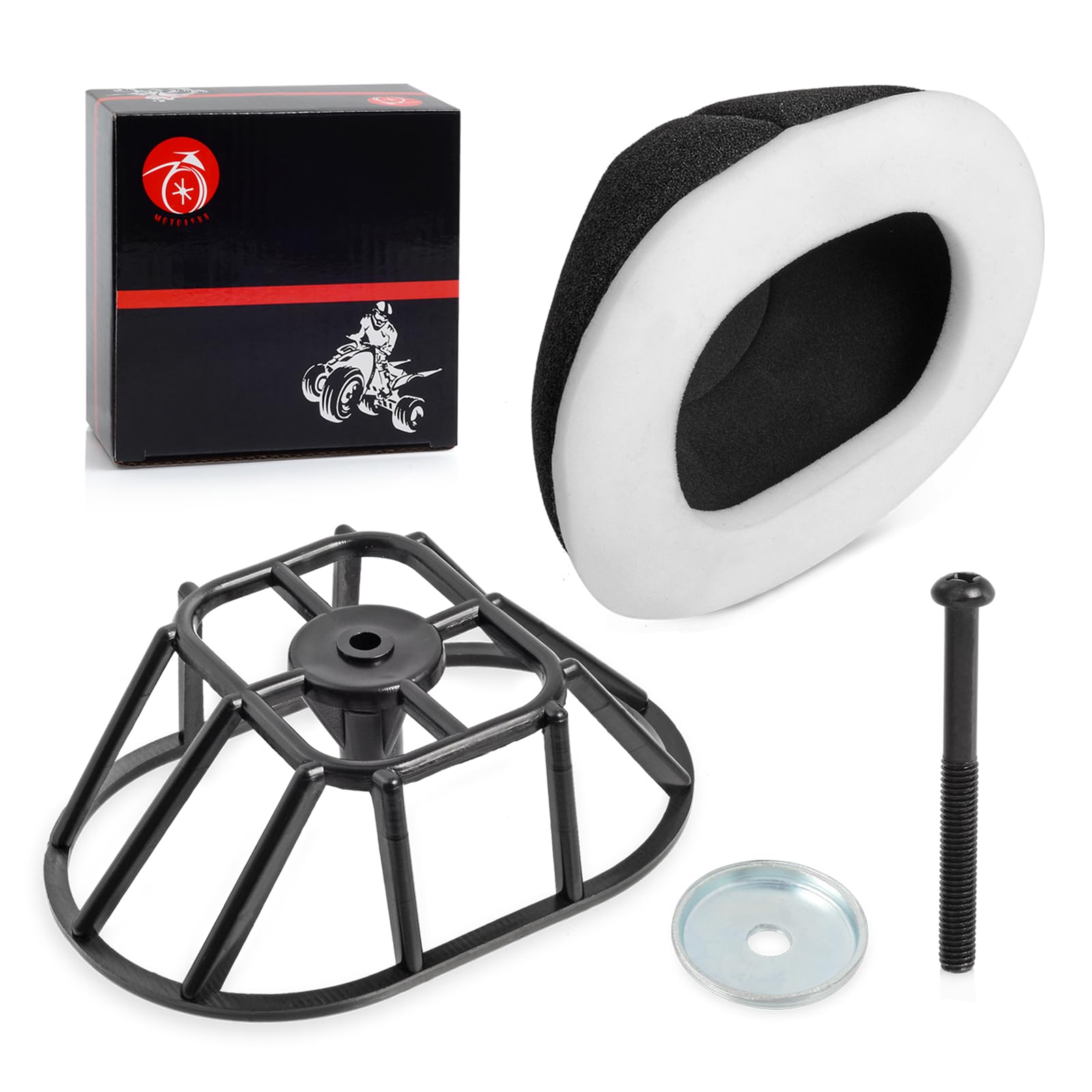 Air Filter Kit Cage Holder Intake Basket For Yamaha Blaster 200 Grizzly 125 Breeze 125 Yfa1 Raptor 125 250 2Xj-14458-00-00