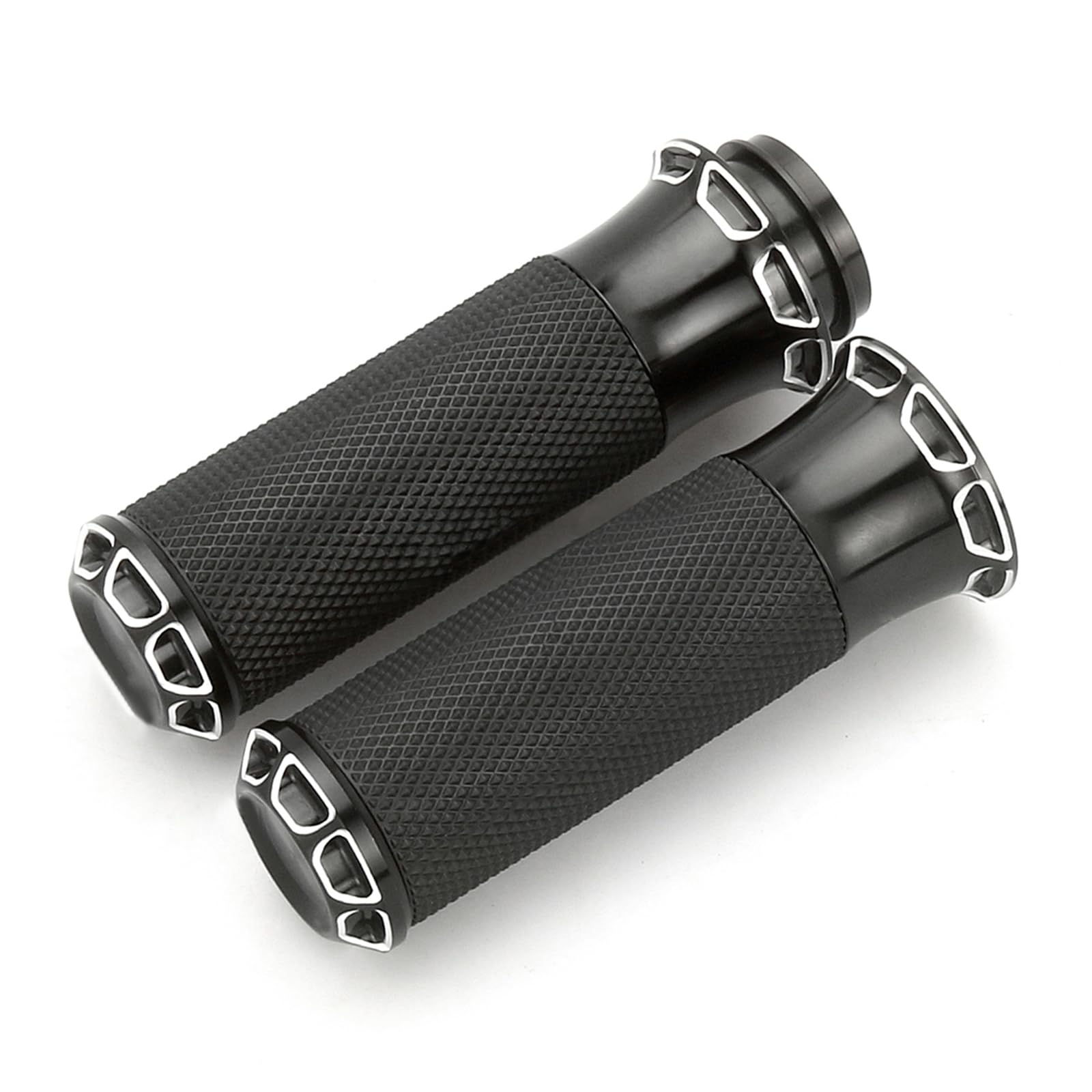 Motorcycle Handlebar Grips 1'' Black Street Glide Flhx Handgrip For Harley Davidson Touring Glides Electronic Throttle Grips 200