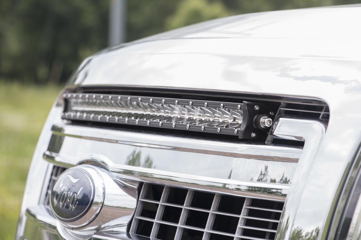 Rough Country 30'' Black Series Curved Single Row Cree Led Light Bar - 72730Bl