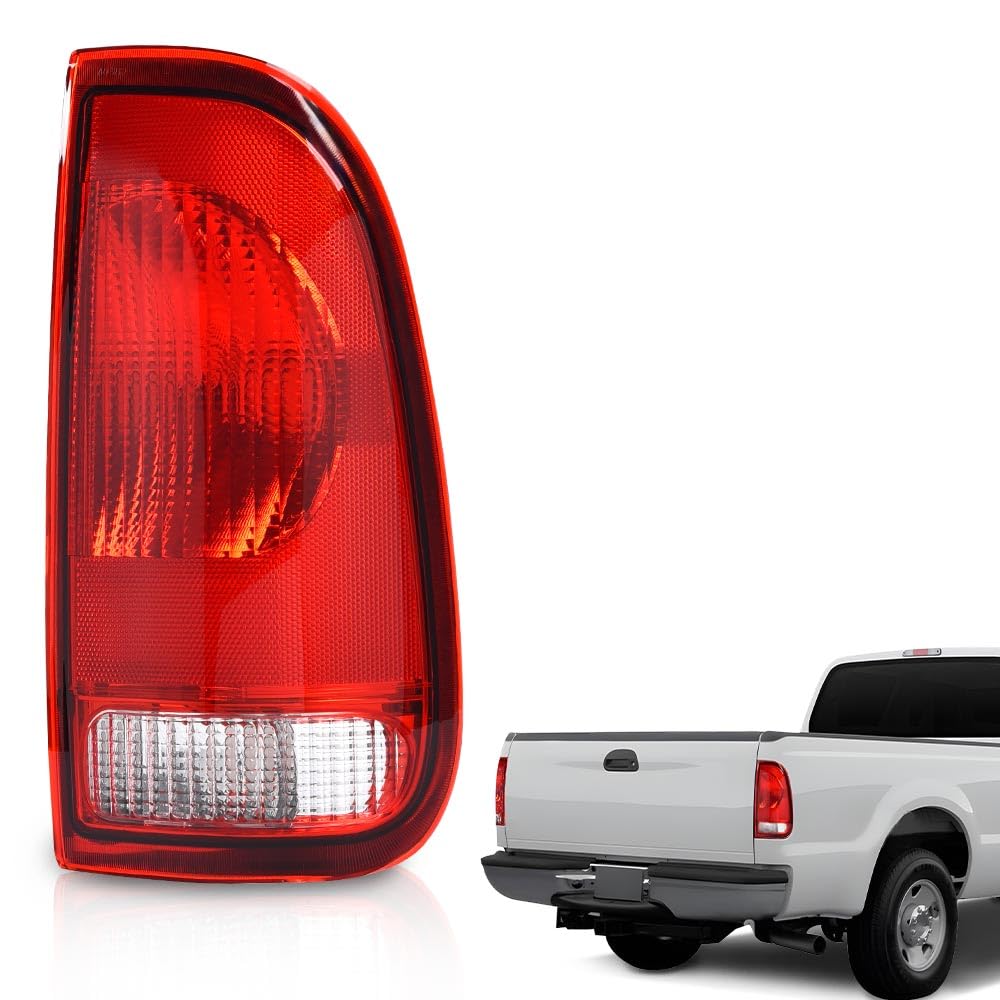 G-PLUS Right Tail Light Assembly Compatible with Ford F150 Stepside 1997-2004, Fit F250 1997-1999, Fit F250 F350 F450 F550 Super