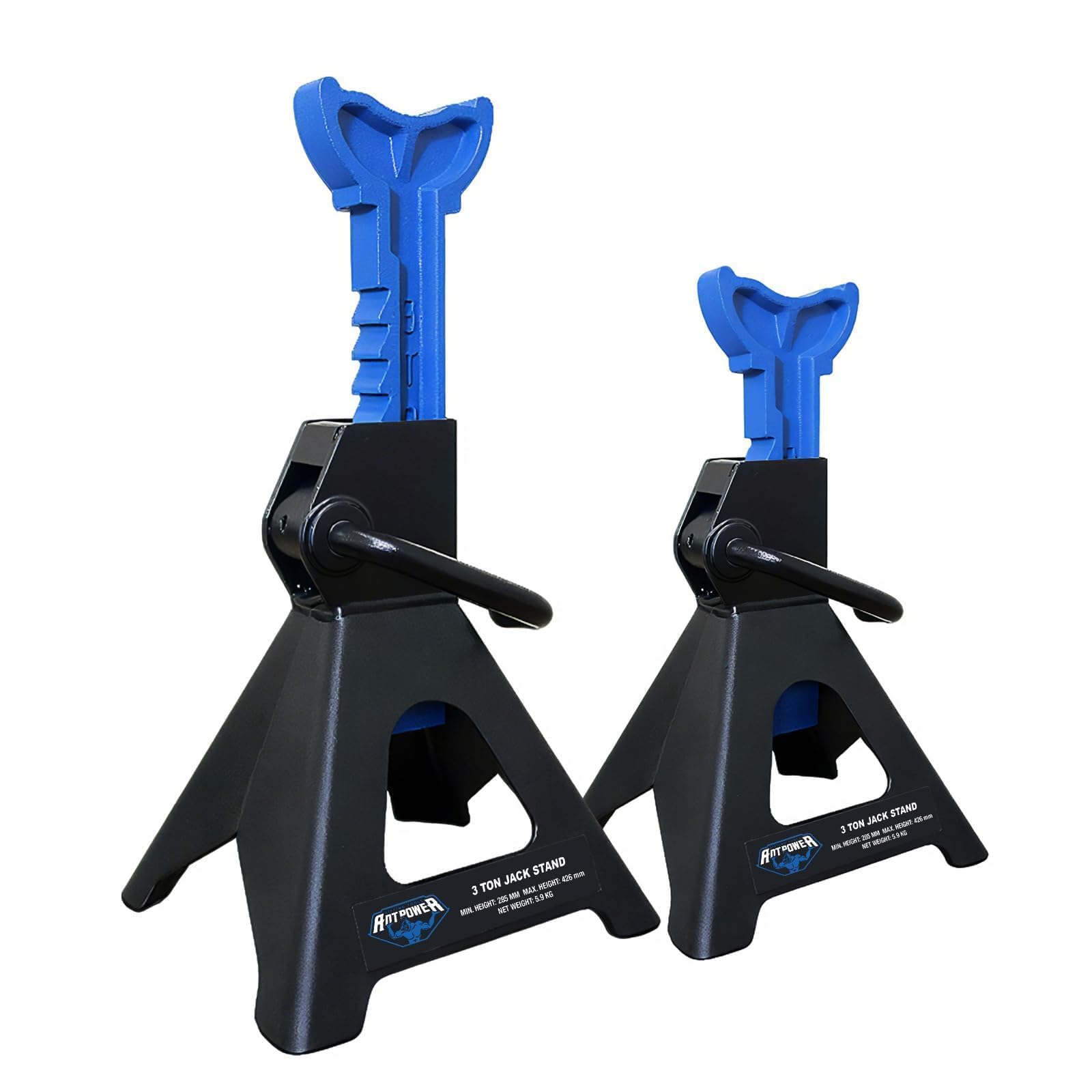 ANTPOWER Jack Stands 3 Ton (6,000 LBs) Heavy Duty Car Jacks Stand,11.2-16.8 Adjustable Height for Lifting Automotive Small SUV, 