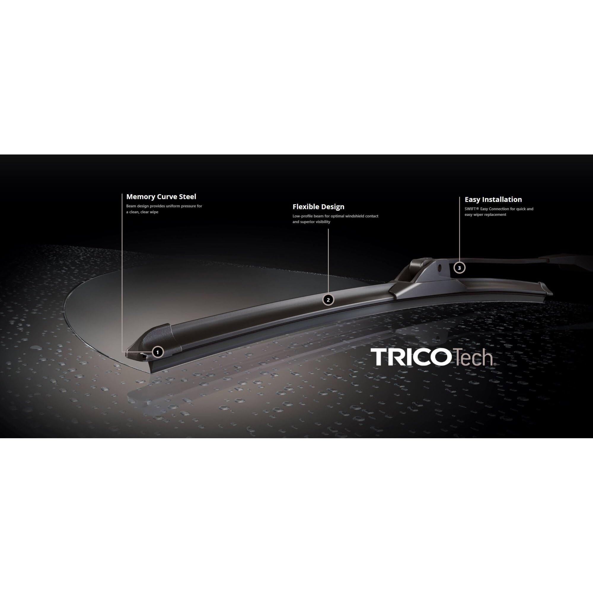Trico Tech 19-150 Universal Beam Wiper Blade - 15''