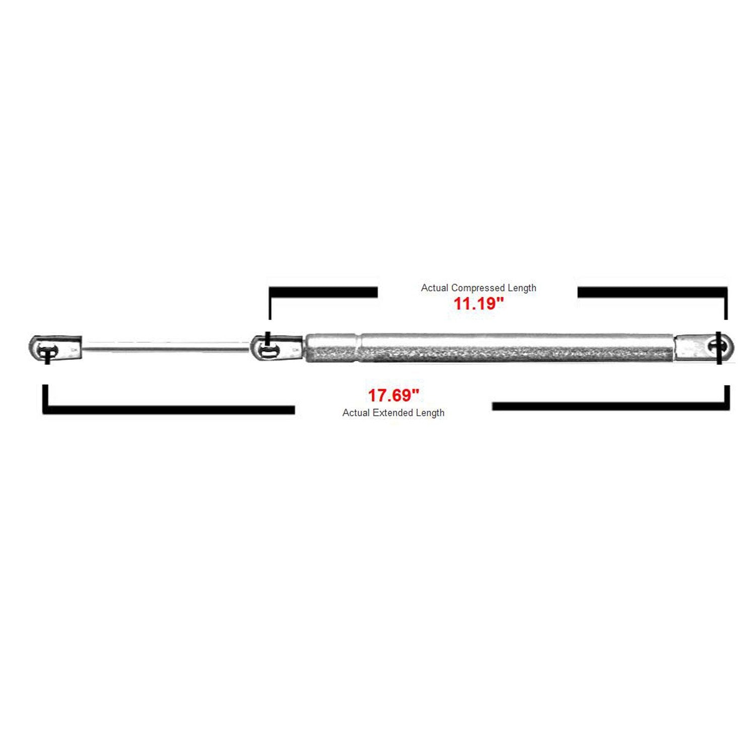 Qty(2) Rear Window Glass Lift Supports Struts Rods Shocks Struts Gas Springs Fit for 2002 Mercury Mountaineer,2002 Ford Explorer