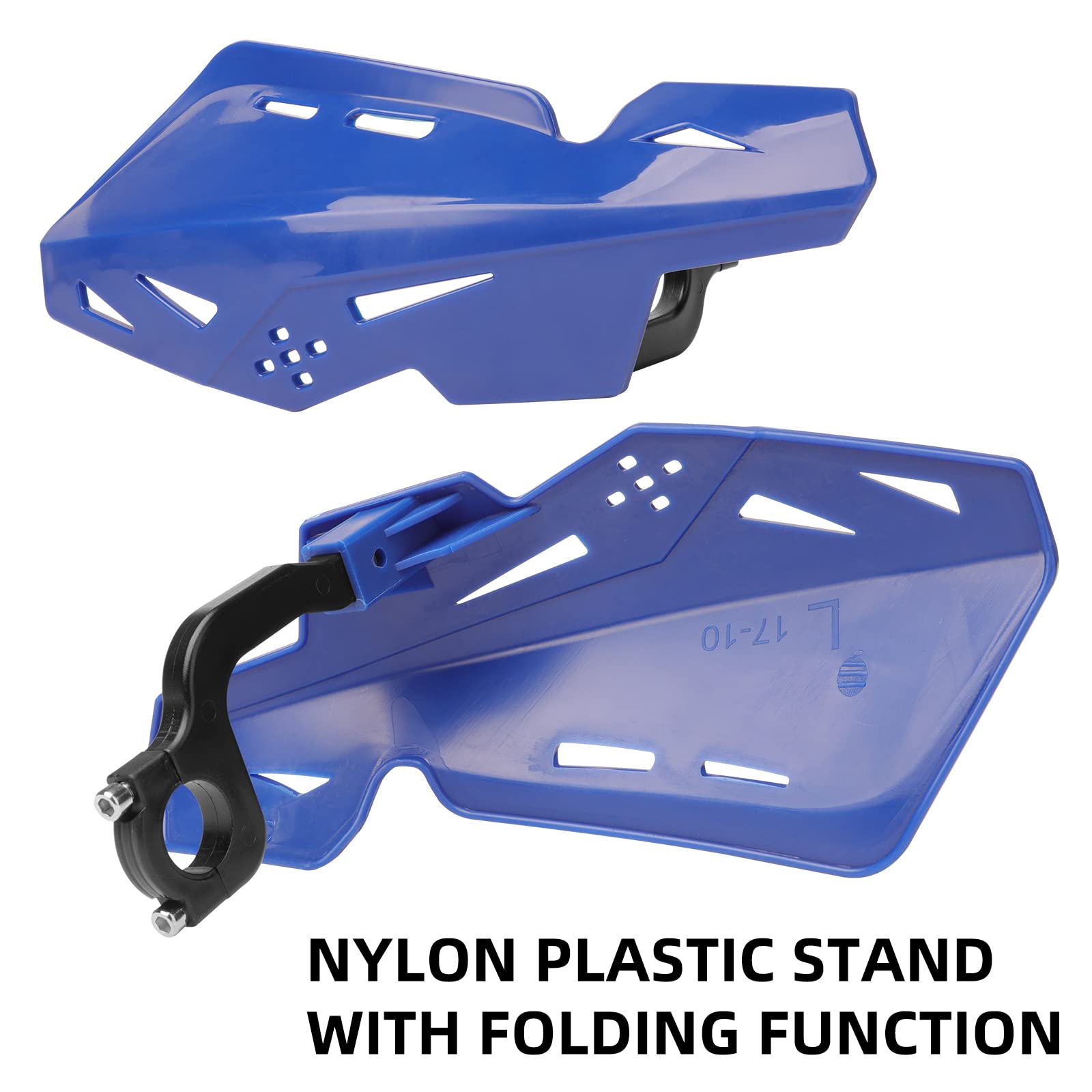 PRO CAKEN Universal 7/8'' 22mm and 1 1/8'' 28mm Handle Bar Hand Guards Nylon Bracket for Dirt Bike Motocross ATV for SX SXF EXC