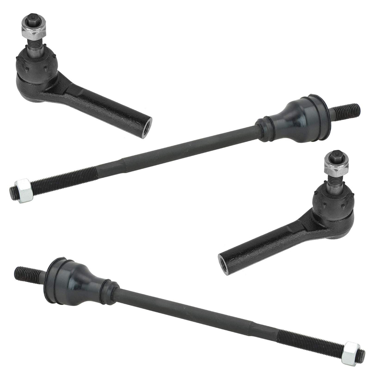 Trq Front Tie Rod Set Compatible With 2003-2021 Chevrolet Express 2500 Express 3500 2009-2021 Express 4500 Gmc Savana 2500 Savan