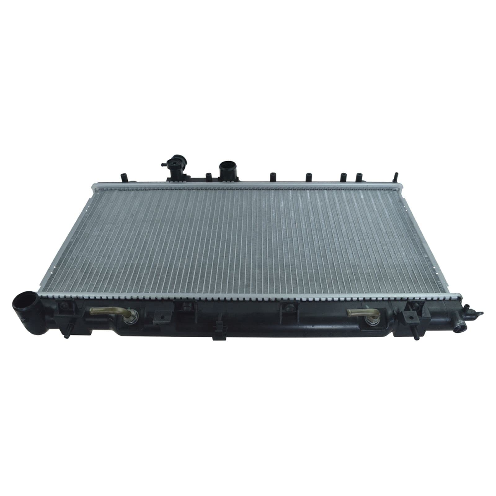 Trq Radiator Assembly Aluminum Core Compatible With 05-06 Saab 9-2X 04-06 Subaru Baja 03-07 Impreza Cu2703 Su3010648