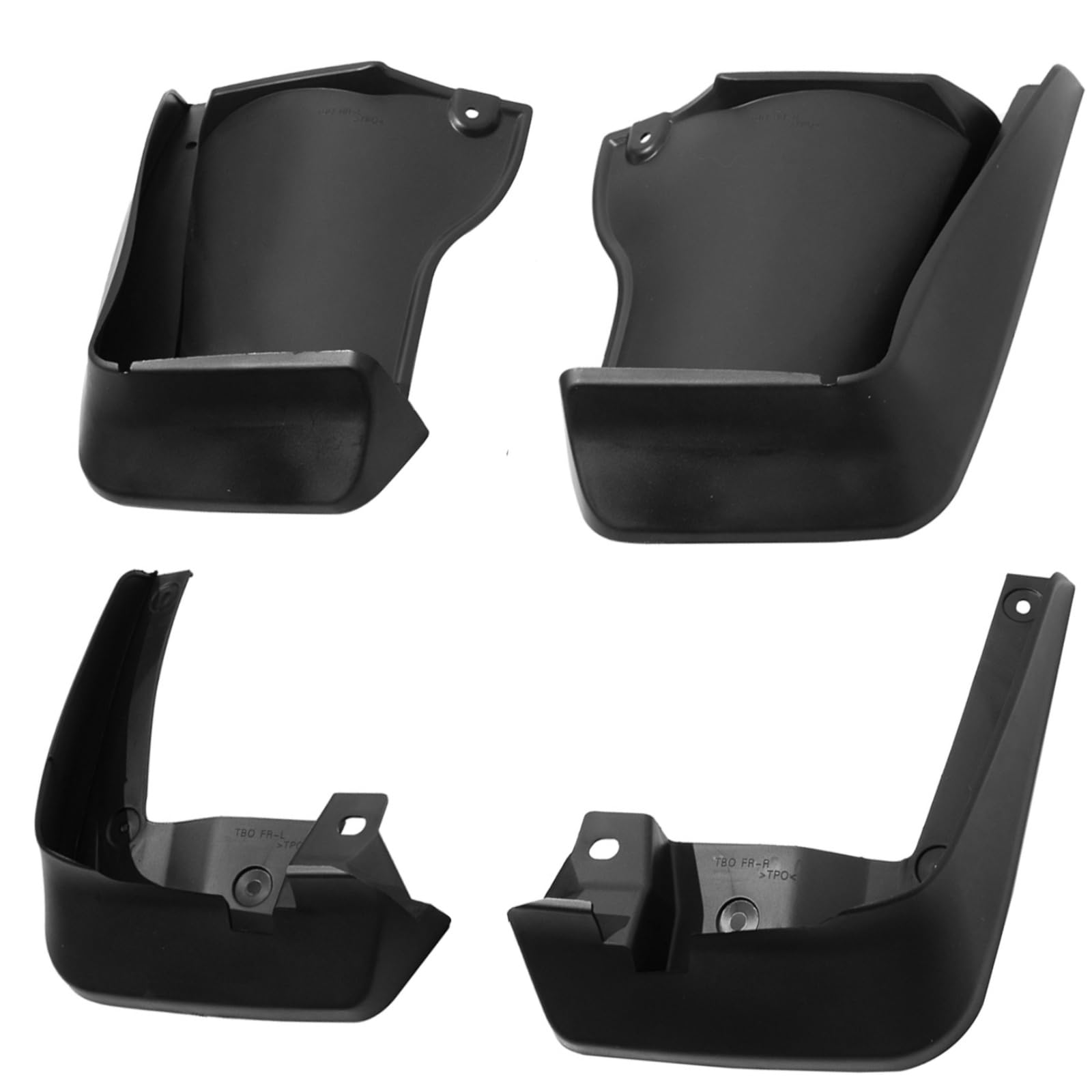 KEYOOG Front & Rear Mud Flaps Splash Guards Fit for 2008-2012 Ho-nda Accord 4-Door Sedan (Not Fits 2-Door Coupe Models), 4-Pc Se