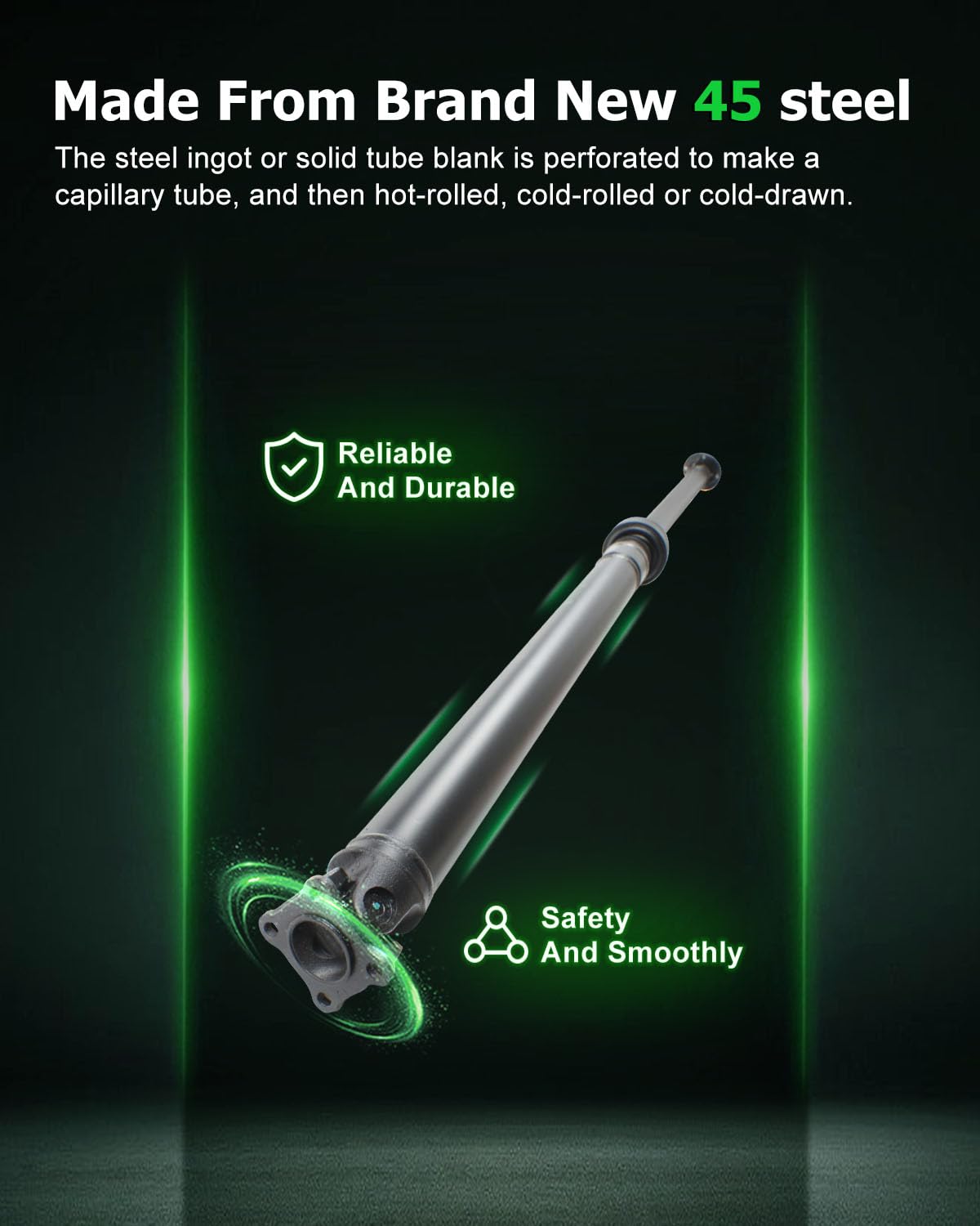 Scitoo 81.125'' Rear Drive Shaft Assembly Propeller Shaft Compatible For Nissan Rogue 2008-2015 37000Jm100 37000Jm10A 37000Jm13A