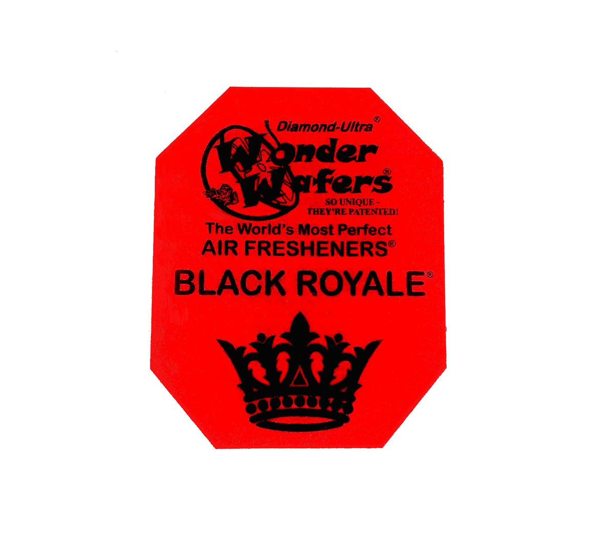 Wonder Wafers 25 Ct Individually Wrapped Black Royale Air Fresheners