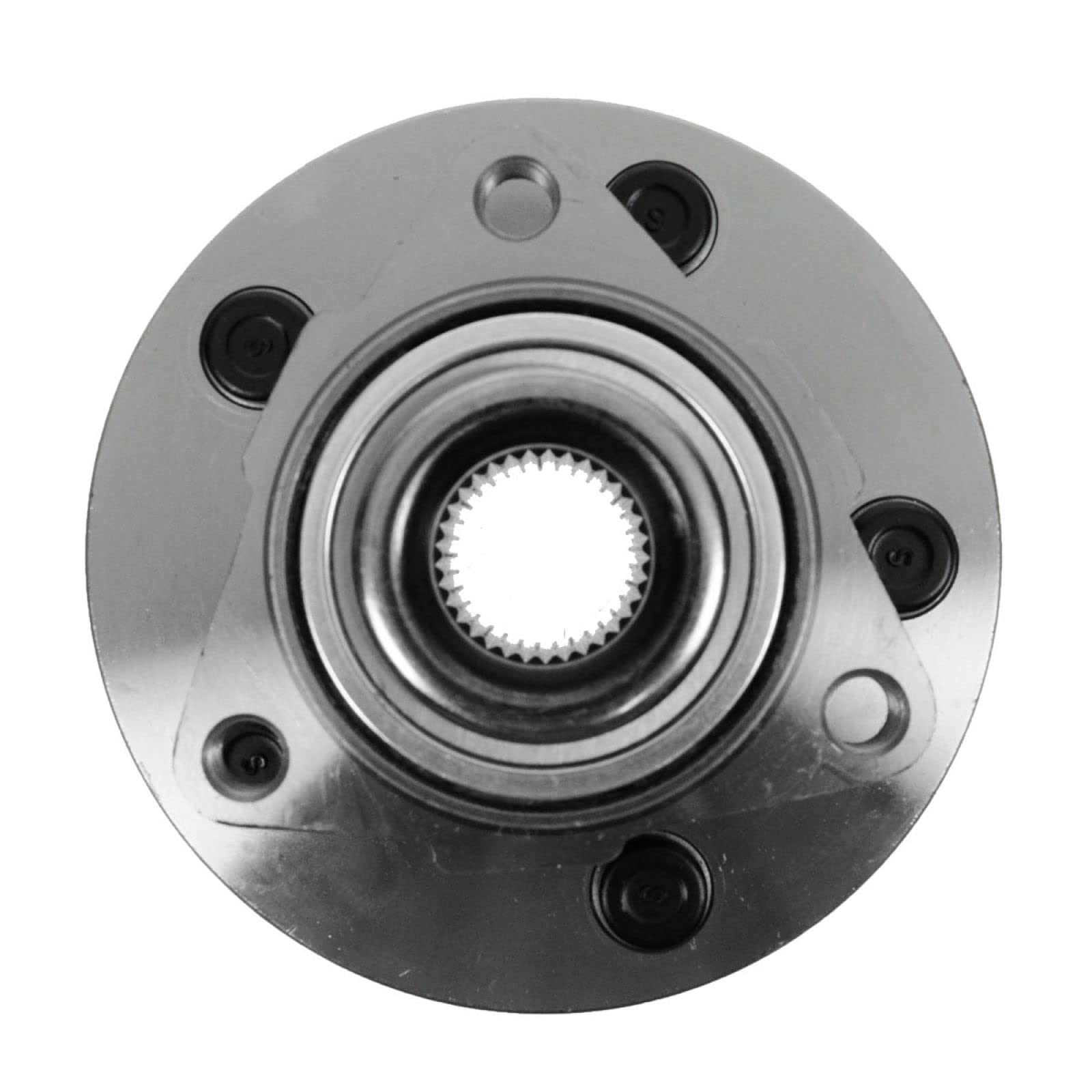 Trq Front Rear Wheel Bearing & Hub Assembly With Abs Sensor Compatible With 2002-2008 Dodge Ram 1500