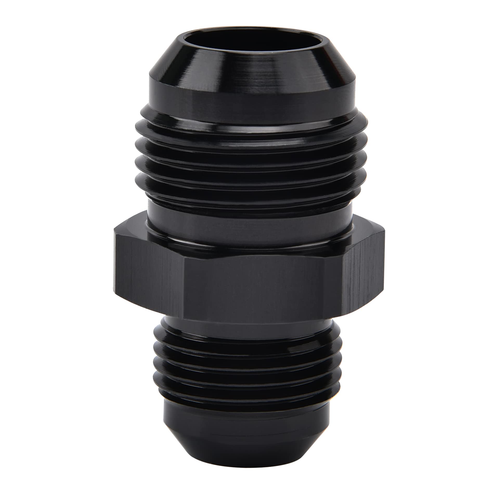 EVIL ENERGY 12AN Male to AN10 Male Flare Reducer Coupler Union Straight Adapter Fitting Black