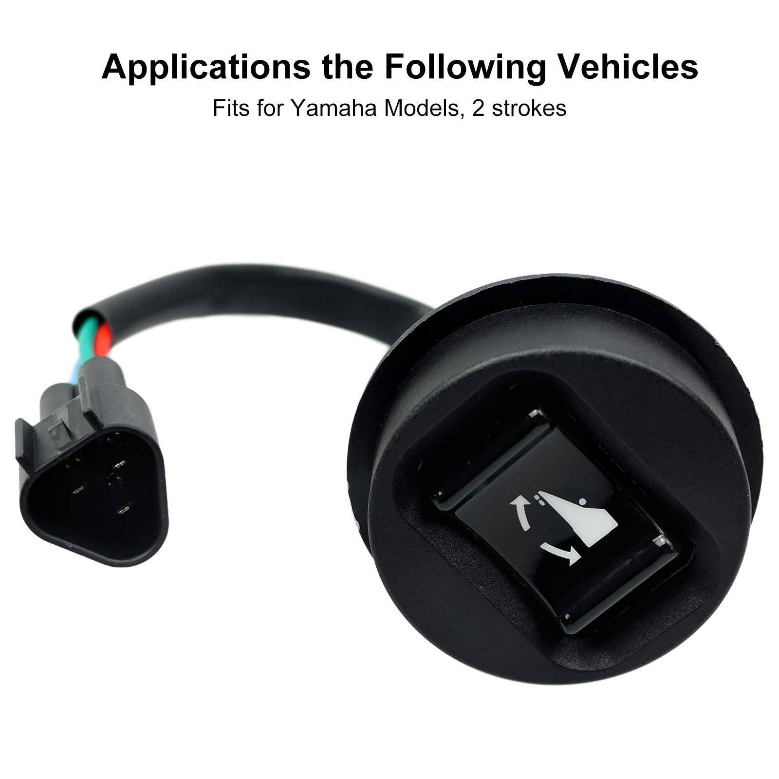 Trim And Tilt Switch Assembly Fit For Yamaha Models 2 Strokes 115 130 150 175 200 225 1990-2005 Replace Original Equipment 6R3-82563-01-00 6R3-82563-00-00