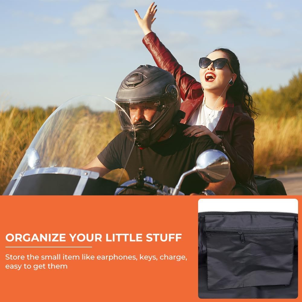 Kemimoto Tour Pack Organizer Travel-Paks Soft Liner Luggage Bag 26L Compatible With Street Glide Electra Glide Road Glide Road K