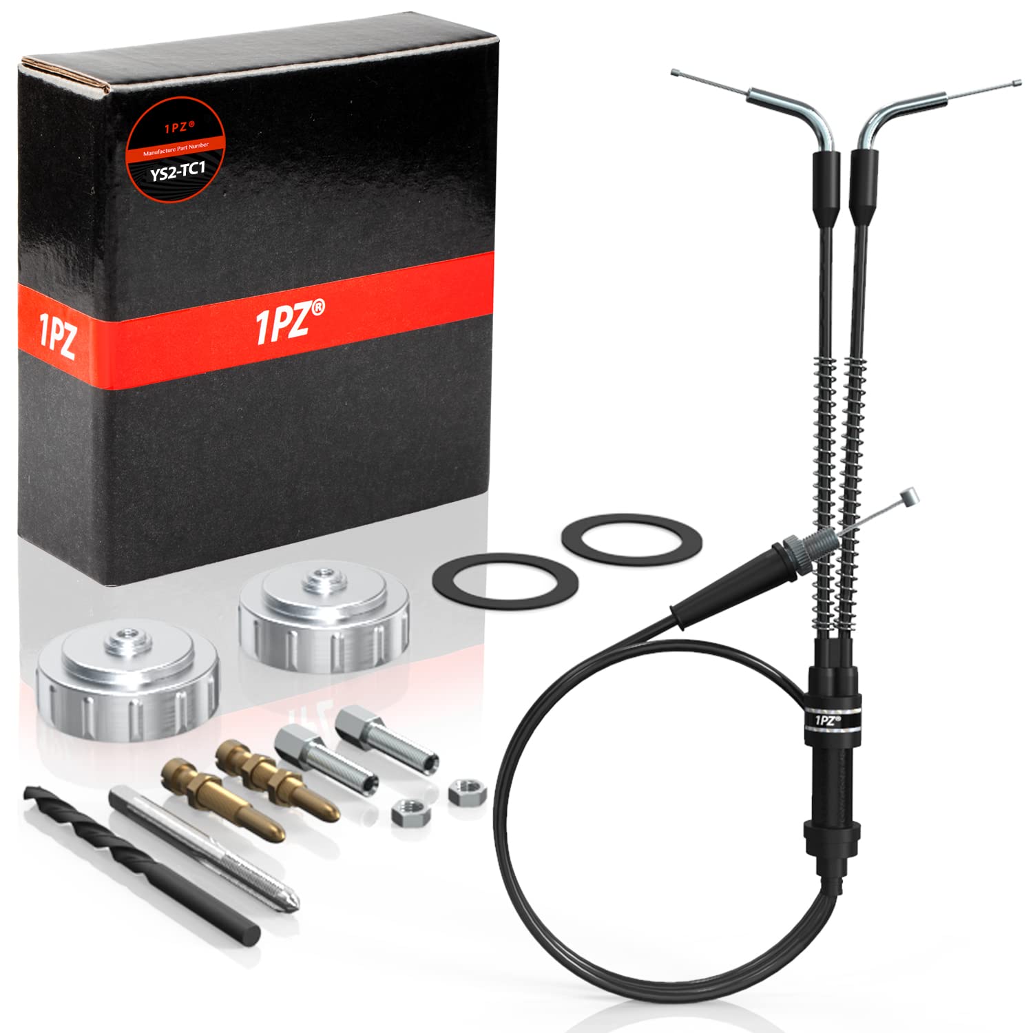 1Pz Ys2-Tc1 Tors Removal Eliminator Throttle Cable Caps Replacement For Yamaha Banshee 350 Yfz350 1987-2006 Atv 2Gu-26260-02-00