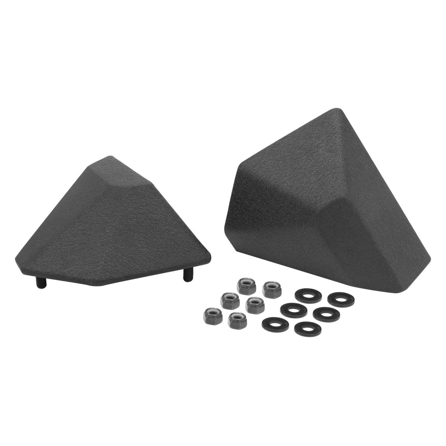 Rugged Ridge Xhd Bumper Stubby End Kit | Textured Black, Steel | 11540.23 | Fits Xhd Bumpers From Rugged Ridge