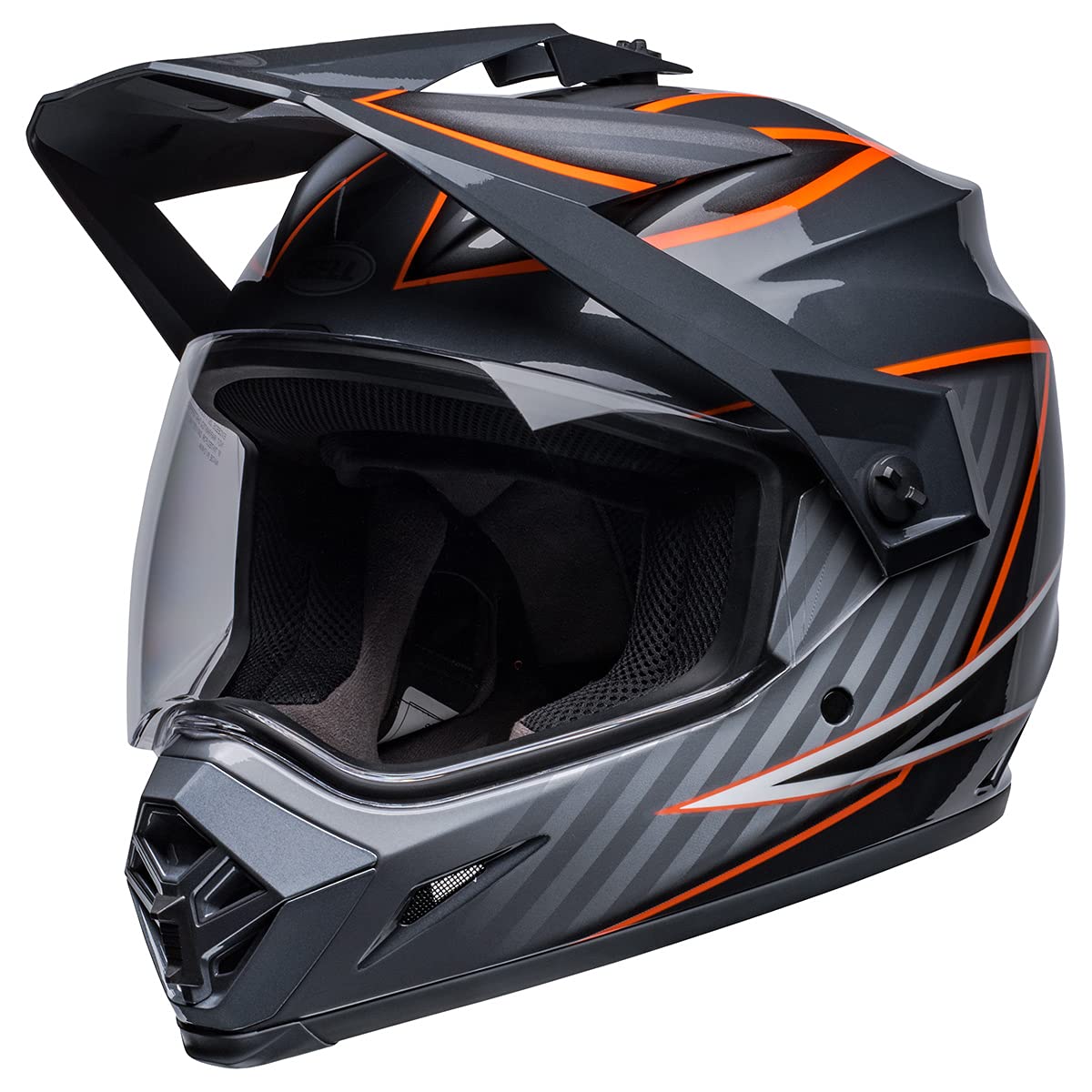 Bell Mx-9 Adventure Mips Dirt Helmet (Dalton Gloss Black/Orange - Small)