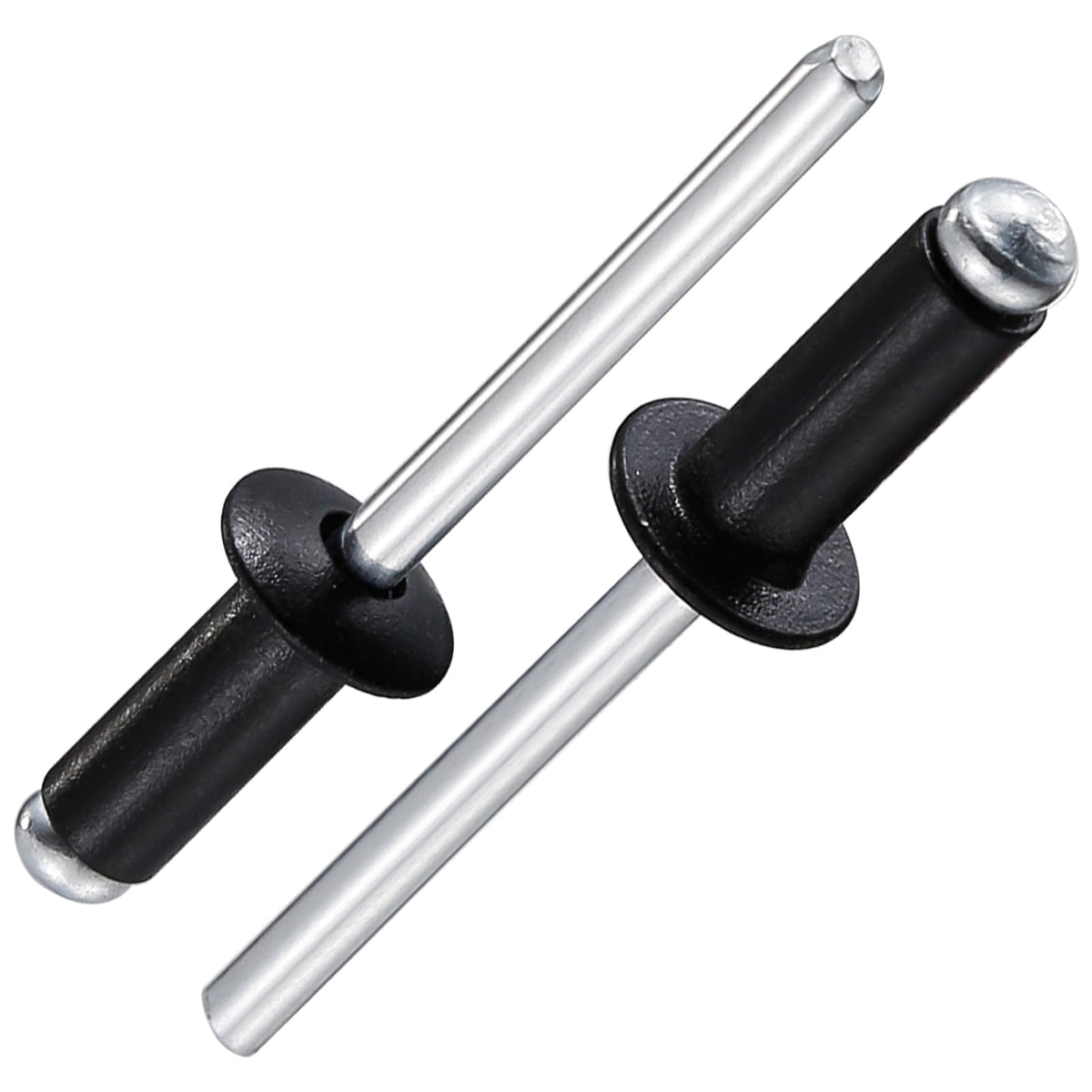 Wensilon (350Pcs) 5/32'X1/2' Black Aluminum Blind Pro Rivets,Aluminum Grip And Steel Mandrel