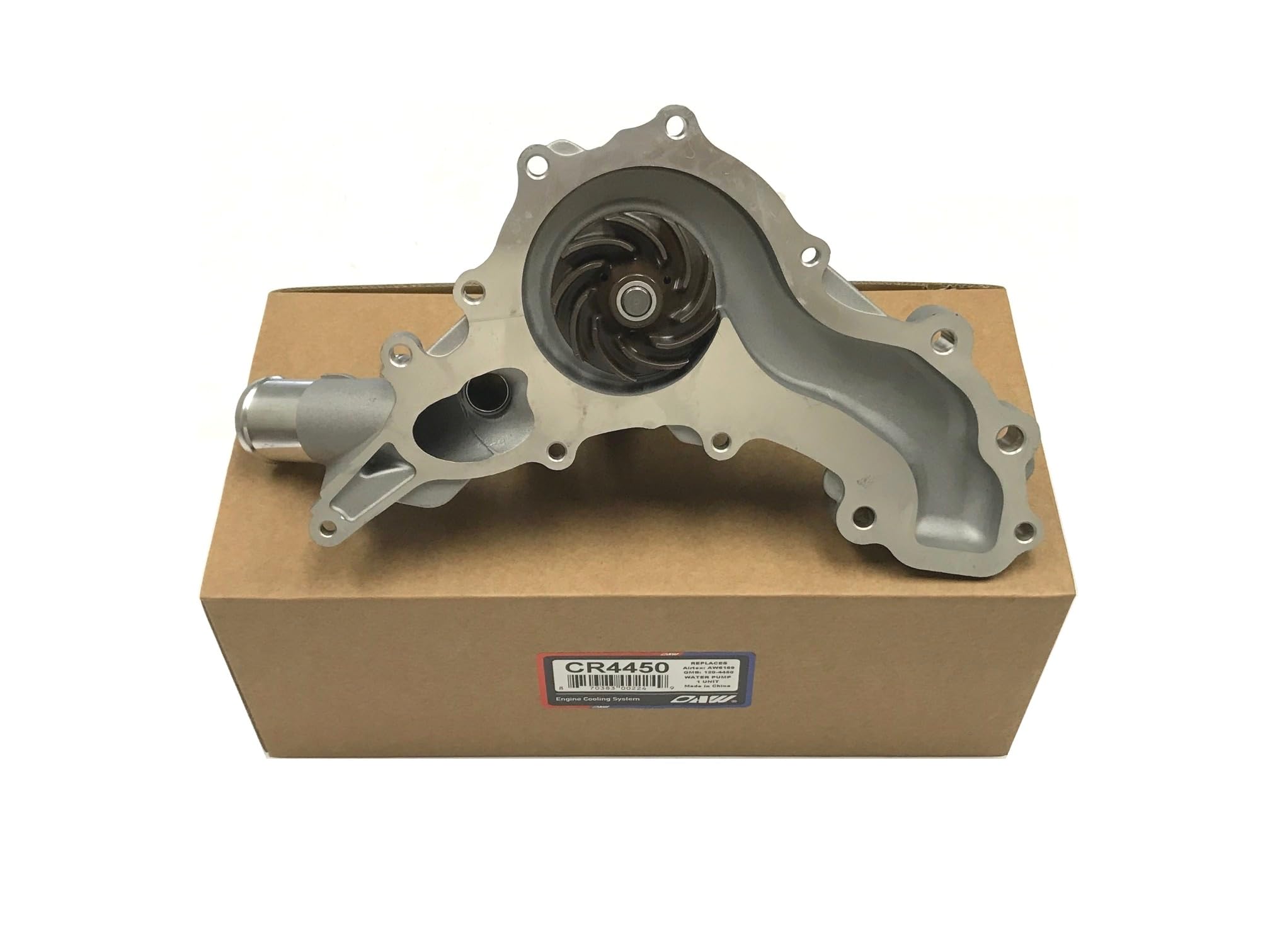 OAW CR4450 Water Pump for 3.6L-V6 engine on 11-23 Challenger/Charger/300, 11-14 Avenger/200/Routan, 11-15 Durango/Grand Cherokee