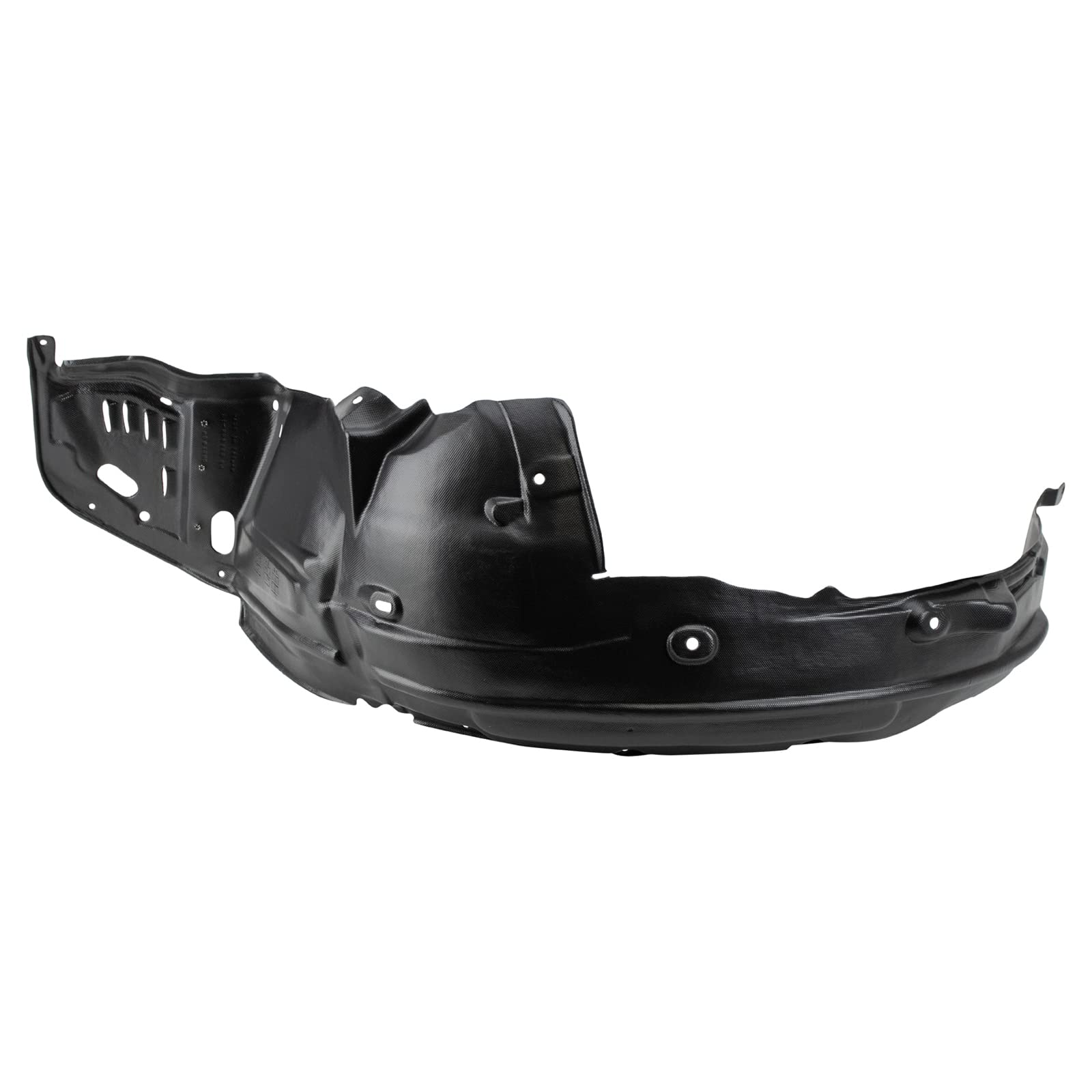 Trq Front Inner Fender Liner Set Compatible With 2008-2012 Honda Accord Ho1248131 Ho1249131