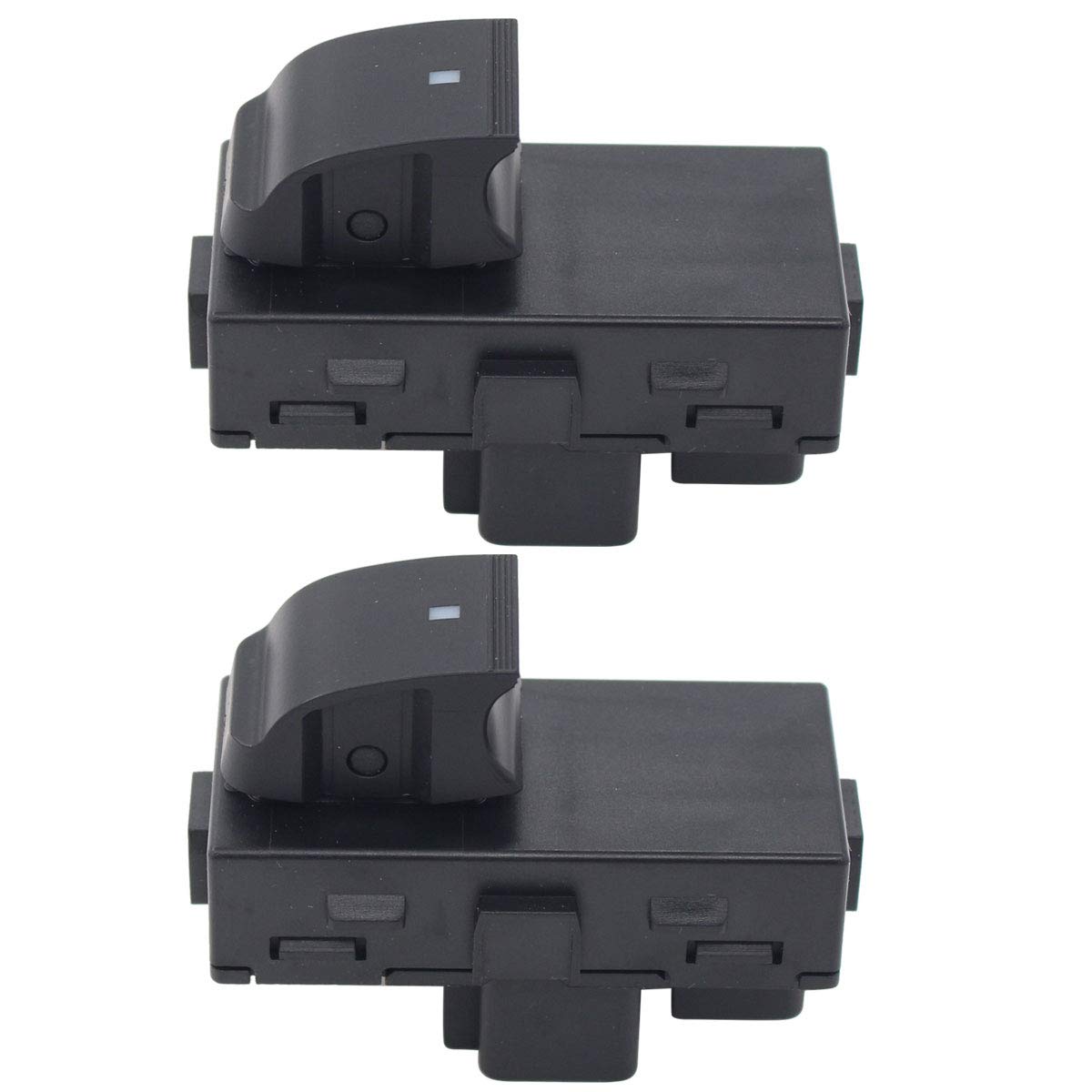 Newyall Pack Of 2 Rear Left Driver And Right Passenger Side Power Door Window Switch Control Button For 22895545 25877776 For Ch