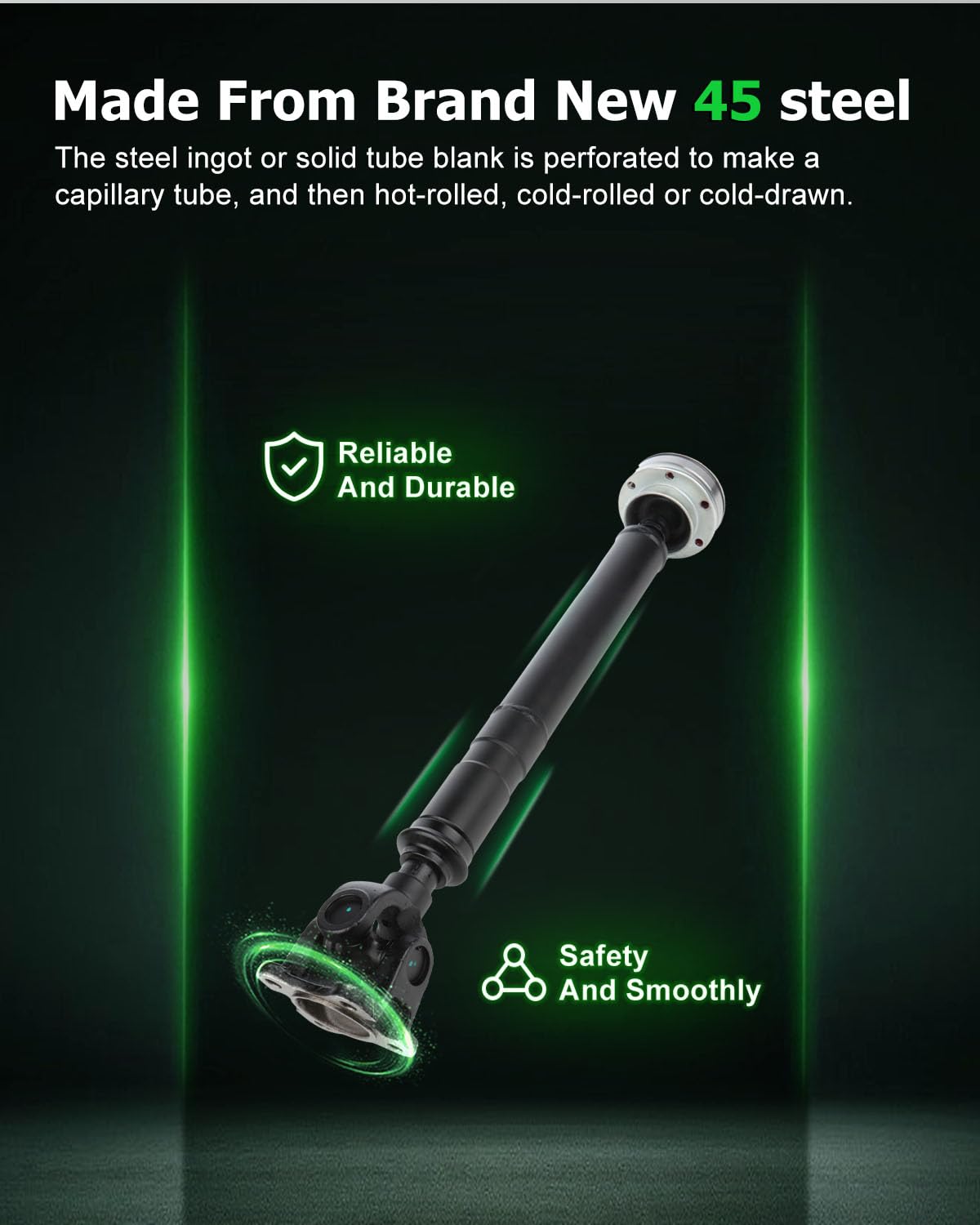 Scitoo 23.85'' Rear Drive Shaft Assembly Propeller Shaft Compatible For Dodge Dakota 2001-2007,For Mitsubishi Raider 2006 521059