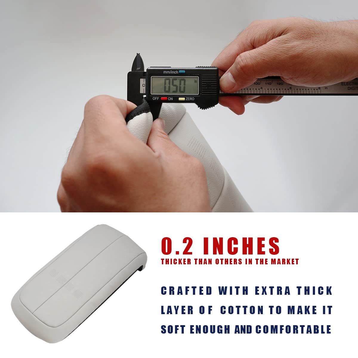 Bestevmod For Ioniq5 Center Console Armrest Pad Cover Morse Code Design Extra Soft Microfiber Leather Waterproof Protector Seat