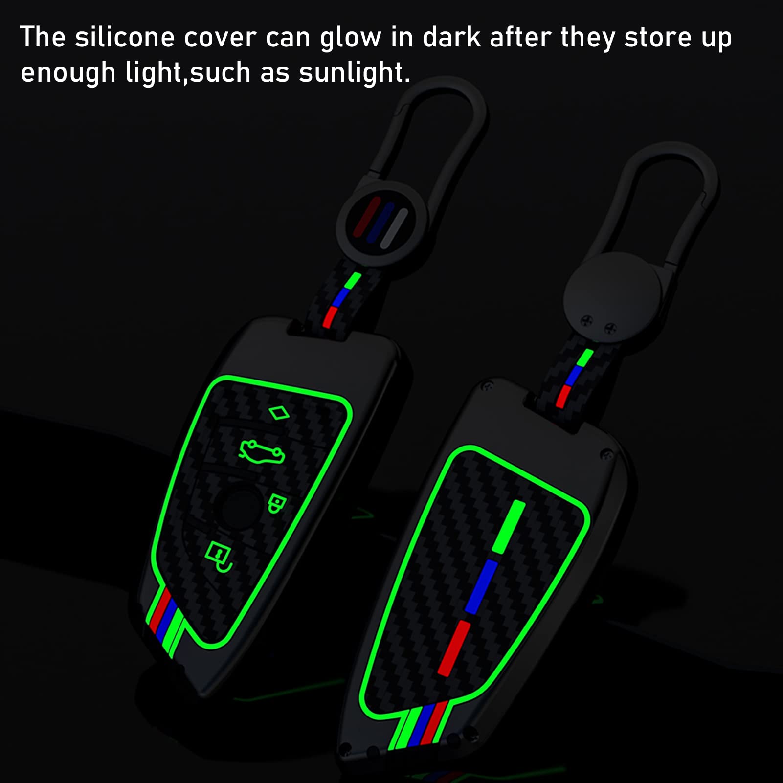 Jaronx Compatible With Bmw Key Fob Cover 2'F45/3'G20/5'G30/6'G32/7'G11/8'G14/X1 F48/X3 G01/X4 G02/X5 F15 G05/X6 F15 G06/X7 G07/Z